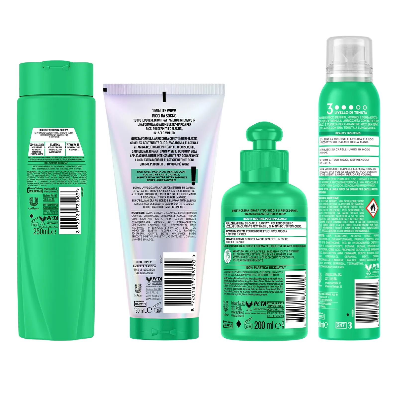 Sunsilk Kit Ricci da Sogno Set 4 Prodotti Capelli Ricci Anticrespo - immagine 5