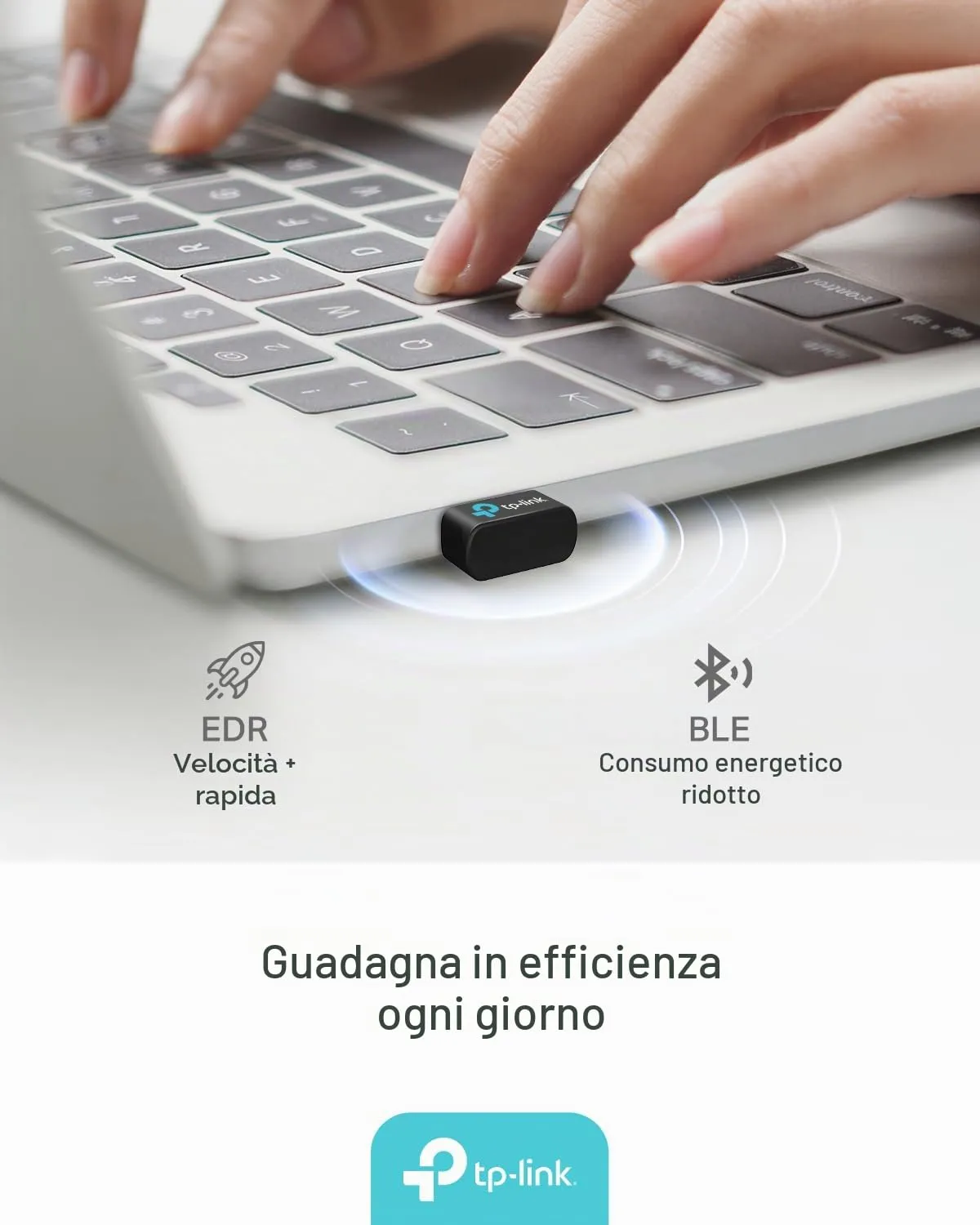 TP-Link UB600 Adattatore USB Bluetooth 6.0 Nano Wireless per PC - immagine 5