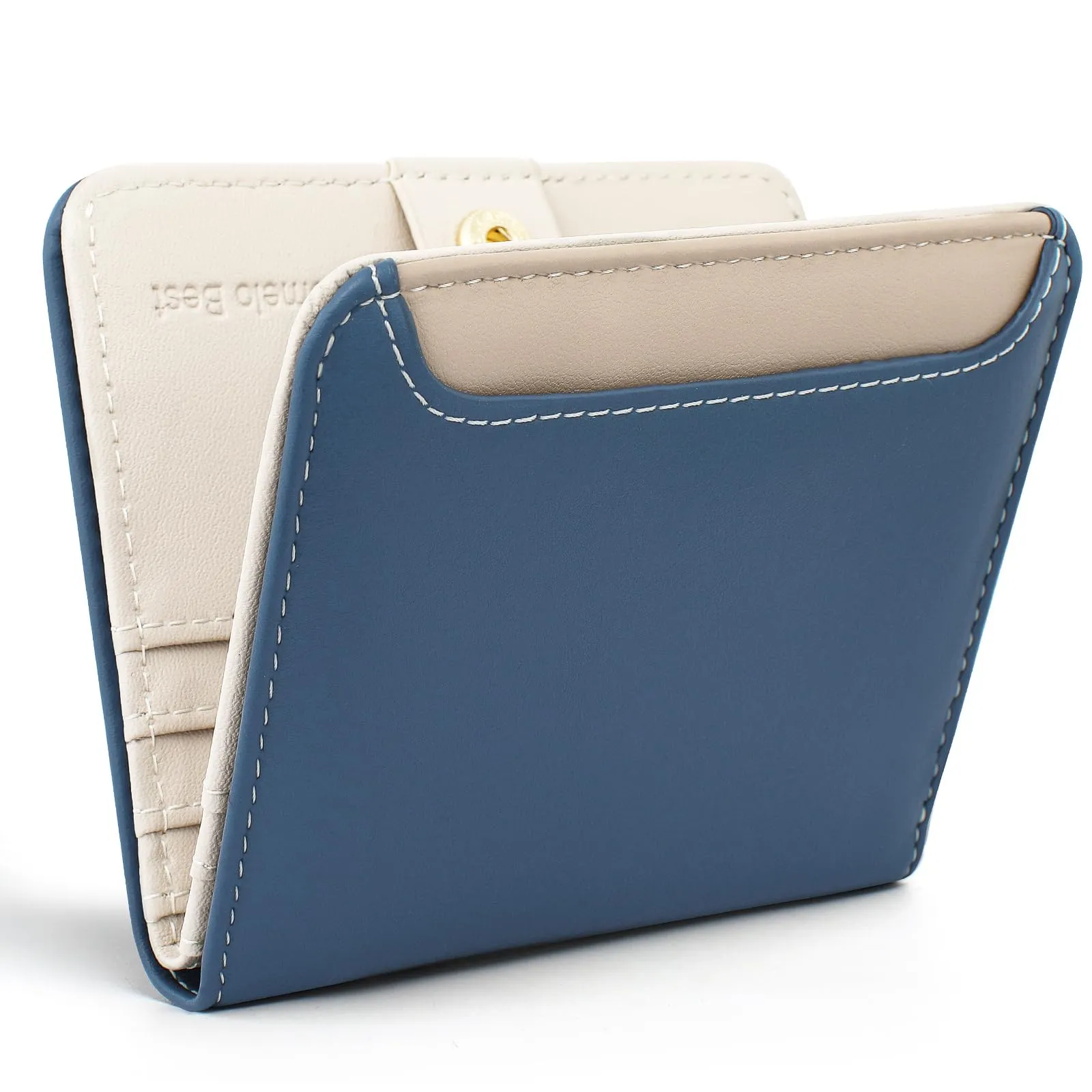 Pomelo Best Portafoglio da Donna Piccolo in Pelle PU con Blocco RFID, Blu Smog - immagine 1