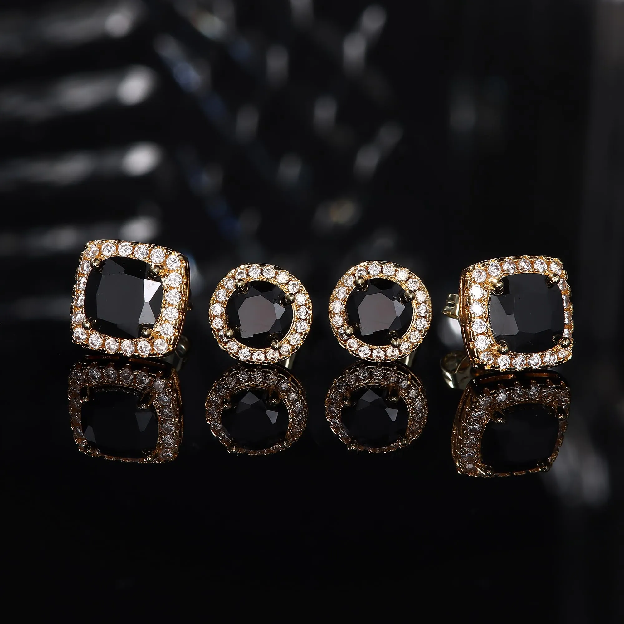 Dochais Orecchini in Argento Sterling 925 con Zirconi Cubici per Uomo e Donna - immagine 6
