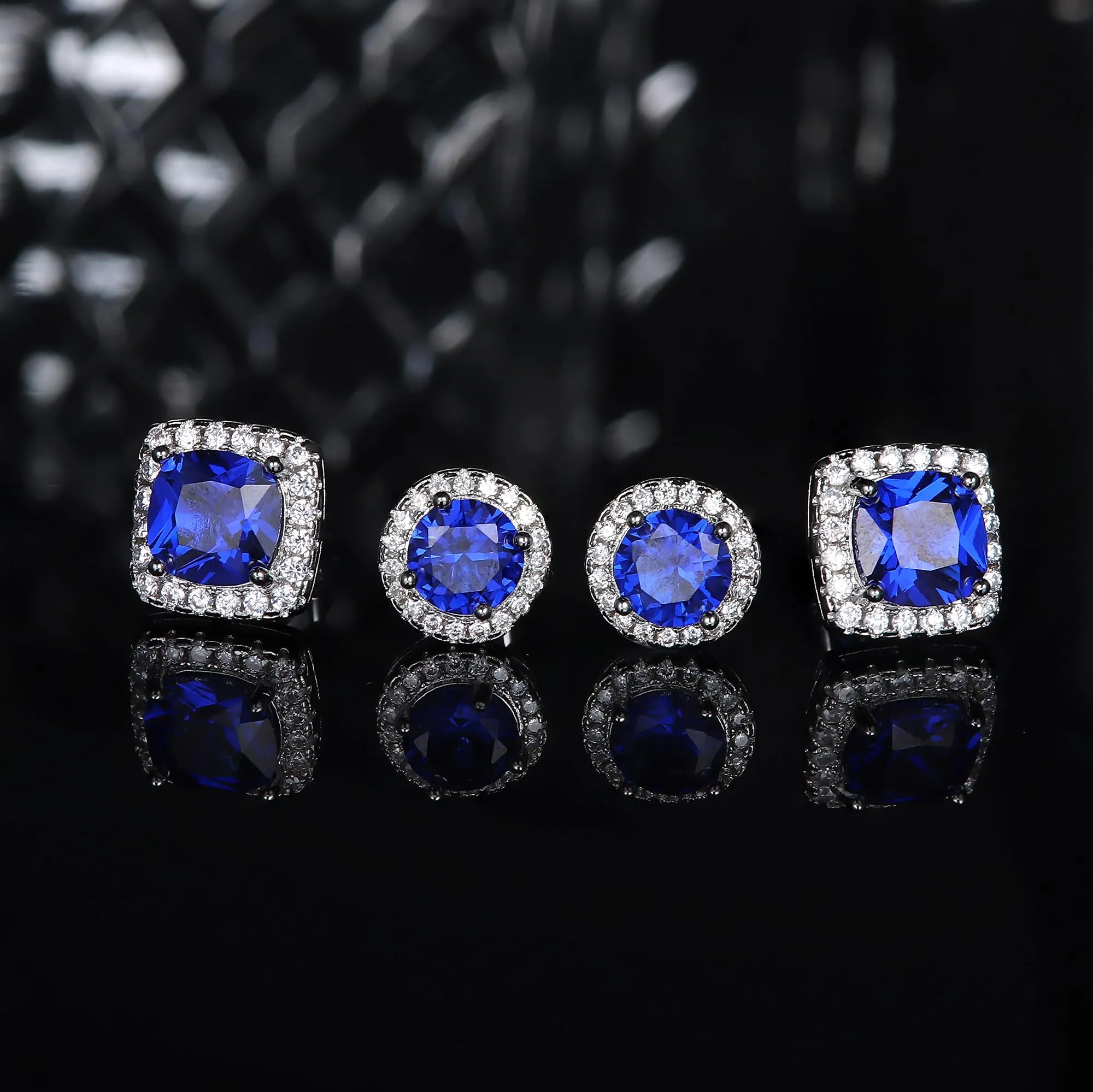 Dochais Orecchini in Argento Sterling 925 con Zirconi Cubici per Uomo e Donna - immagine 5