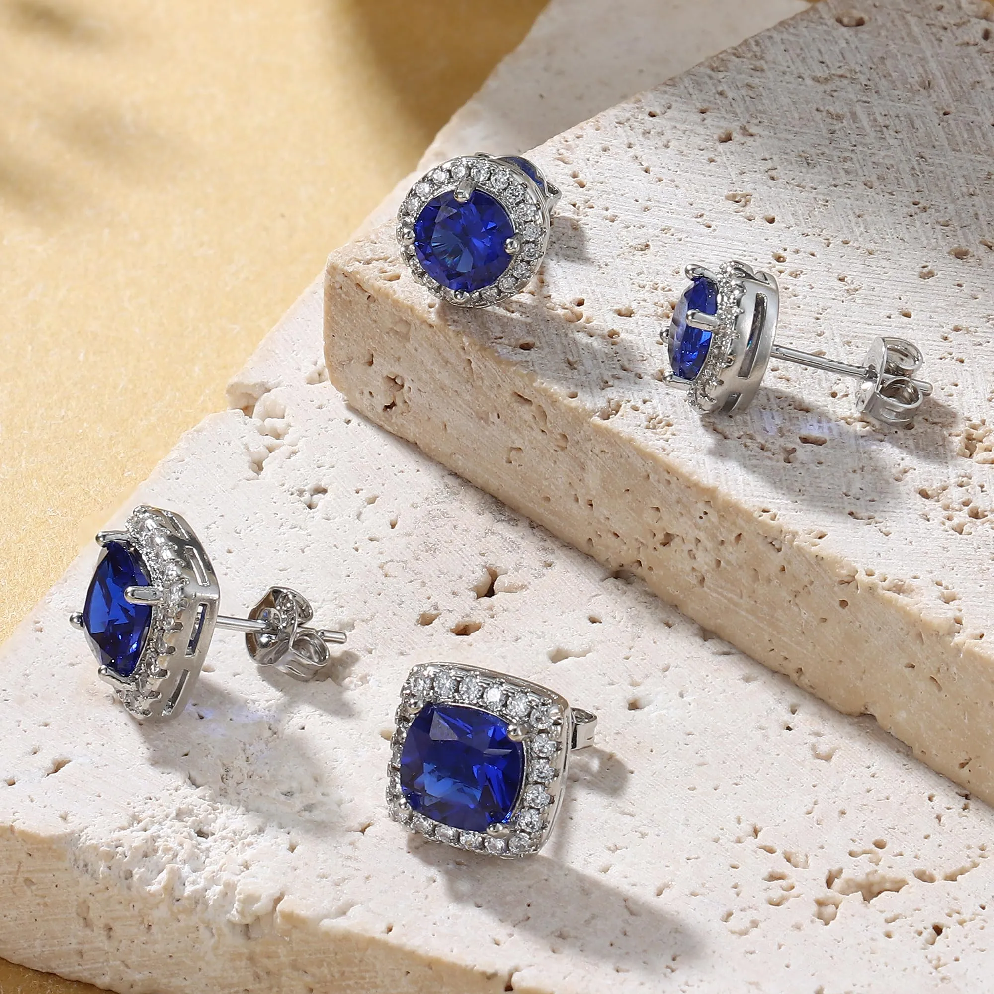 Dochais Orecchini in Argento Sterling 925 con Zirconi Cubici per Uomo e Donna - immagine 6