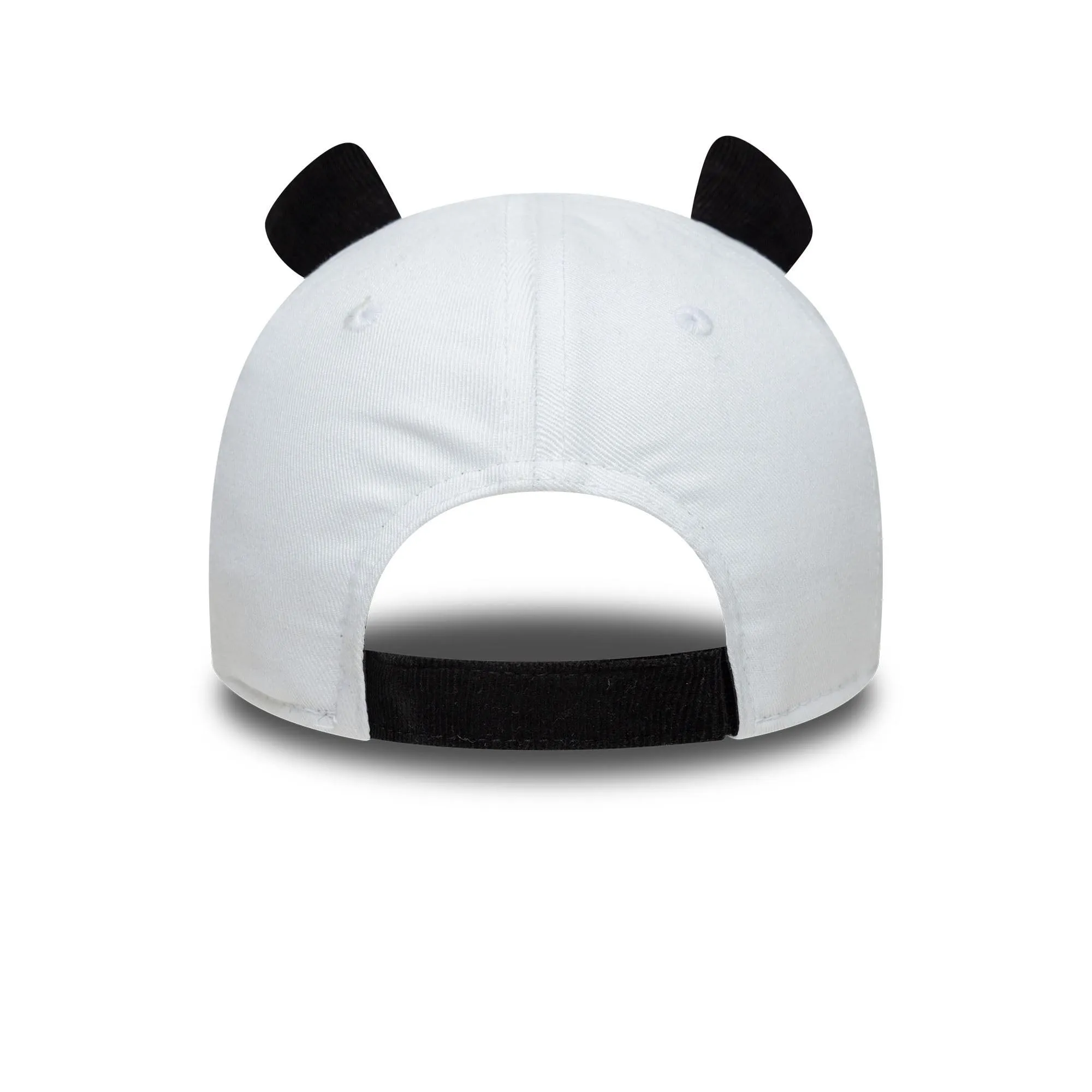 New Era Panda Cord Ears 9Forty Toddler Cap - White/Black - immagine 4