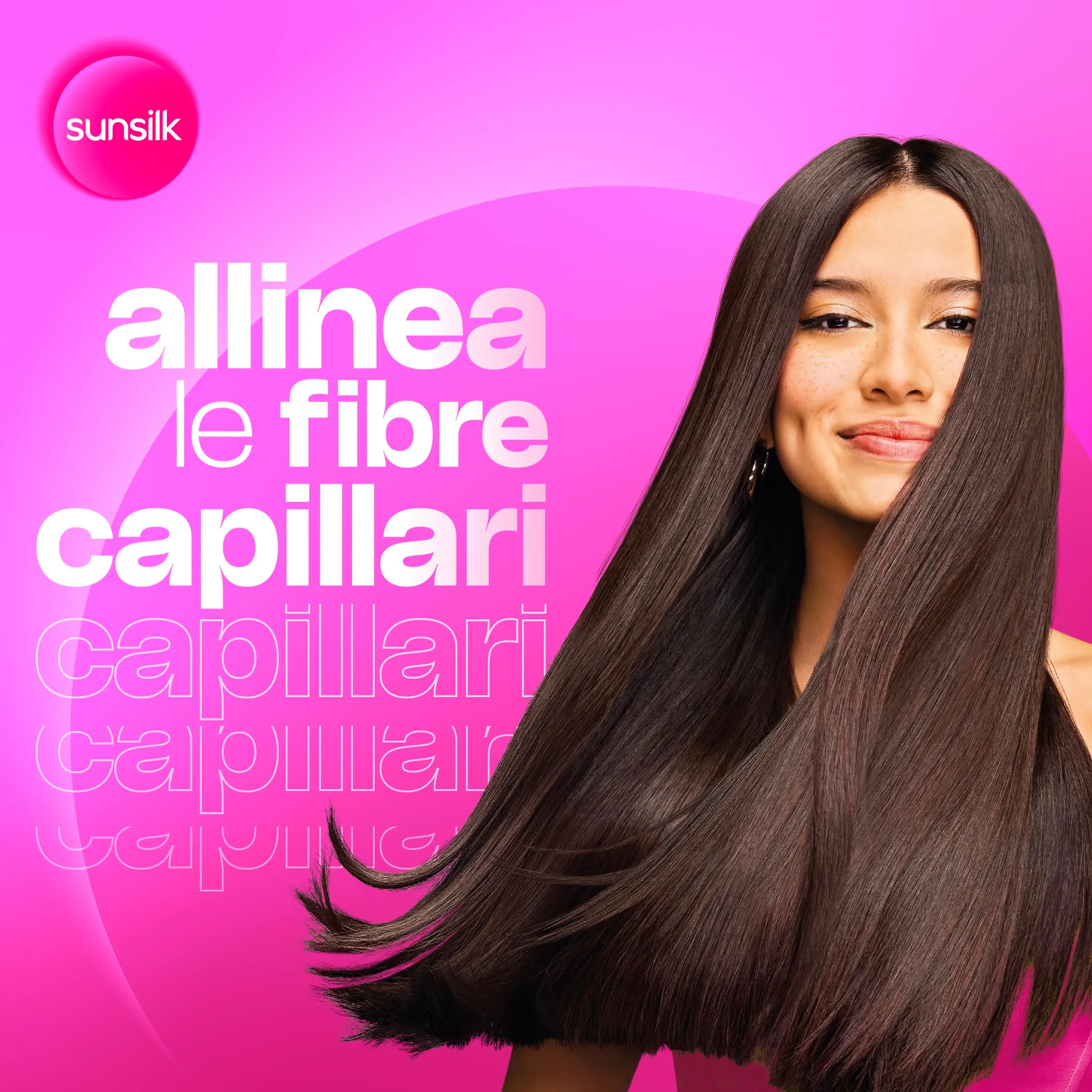 Sunsilk Liscio Perfetto Kit 4 Prodotti per Capelli Lisci Anticrespo - immagine 2