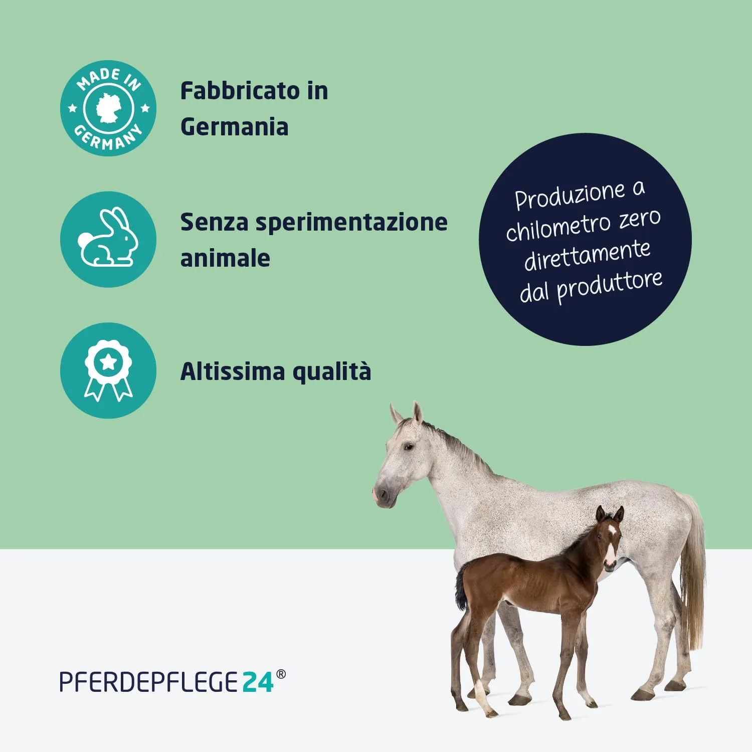 PFERDEPFLEGE24 Repellente Insetti Cavallo Spray con Aloe Vera, 10l - immagine 5