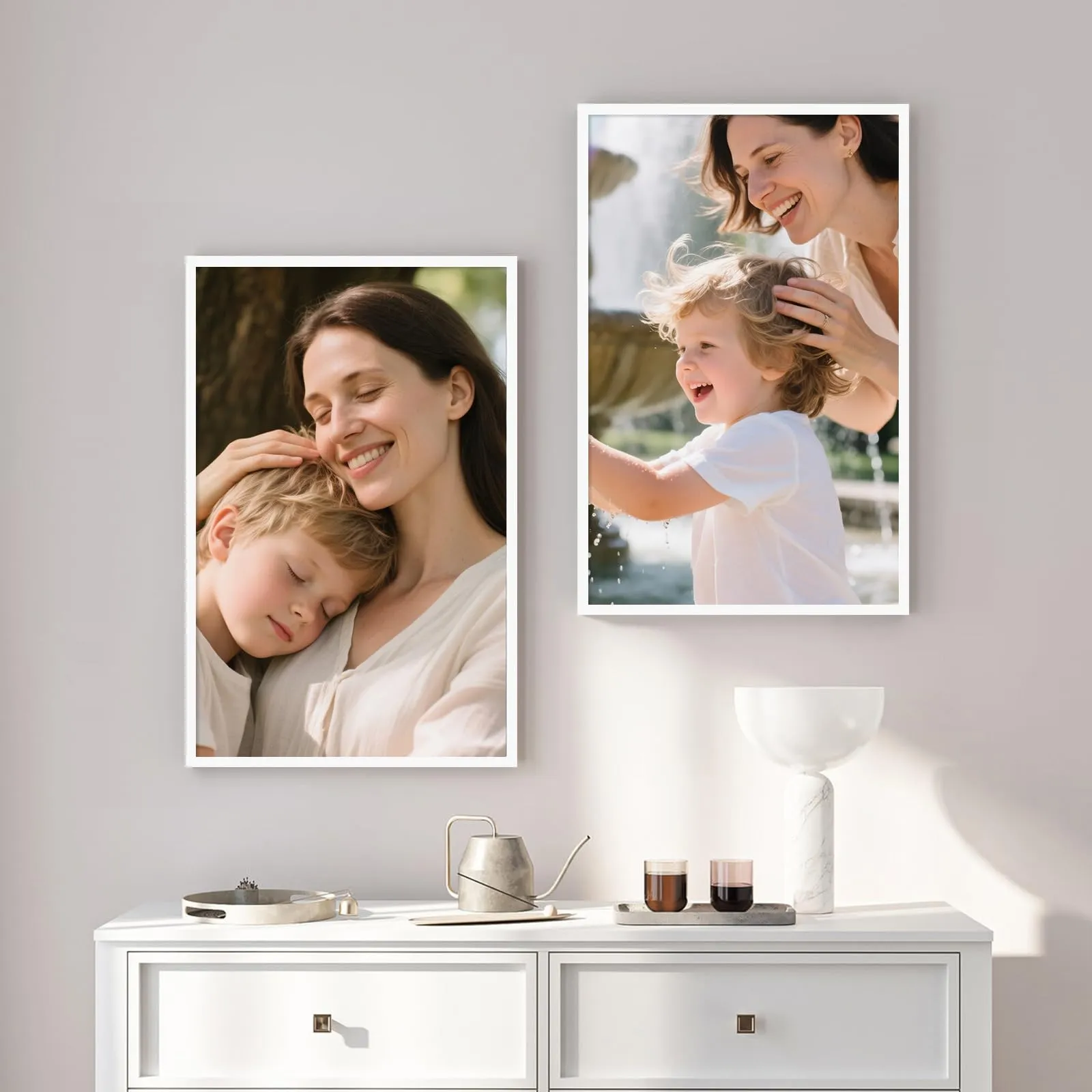 Giftgarden Cornice in Alluminio Bianca 50x75cm, 1 Pezzo - immagine 6