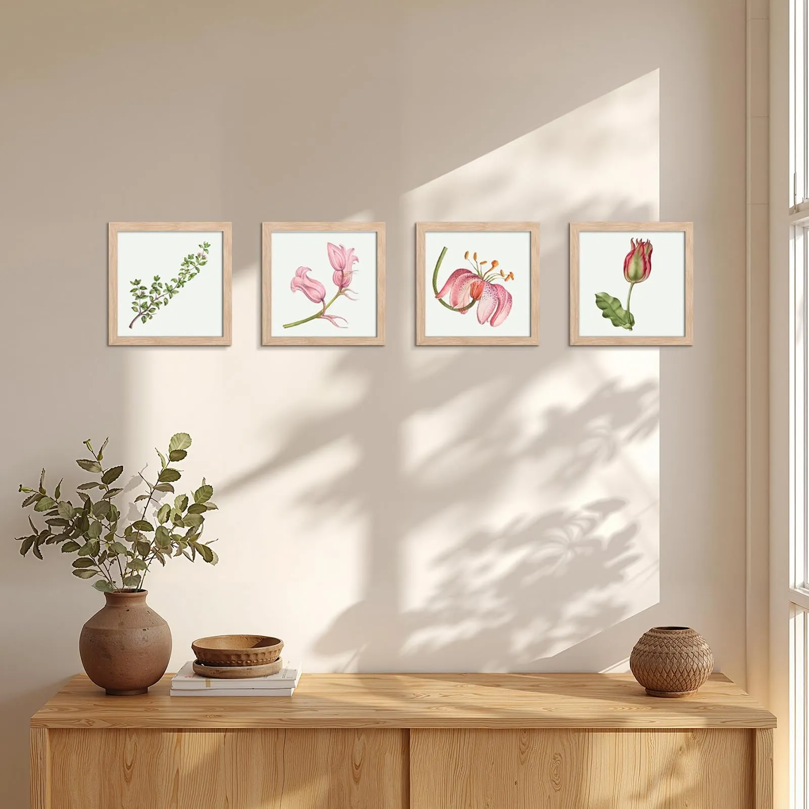 Giftgarden Cornice 15x15cm, PVC Legno Naturale, 1 Pezzo - immagine 2