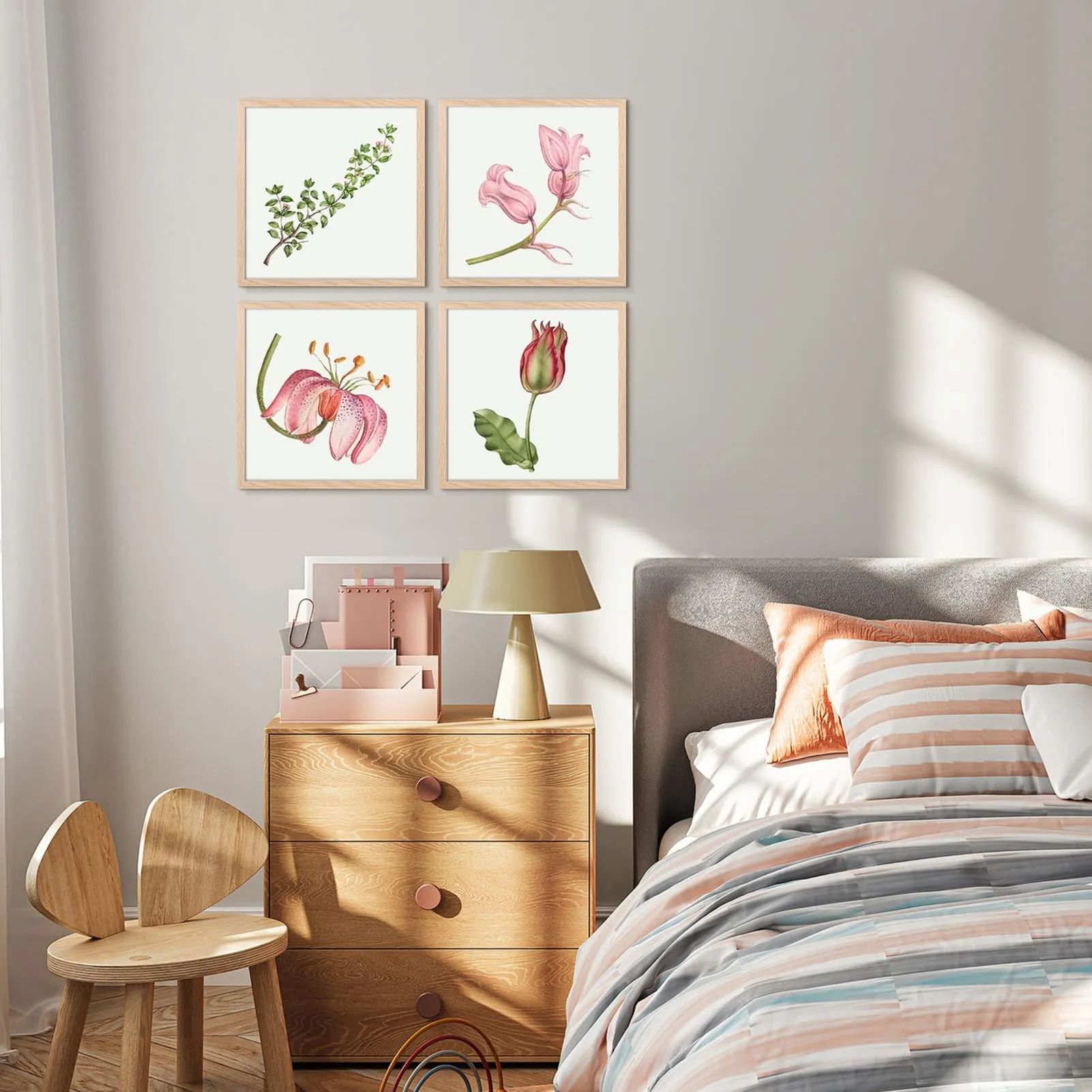 Giftgarden Cornice 25x25cm, PVC, Legno Naturale, 1 Pezzo - immagine 6
