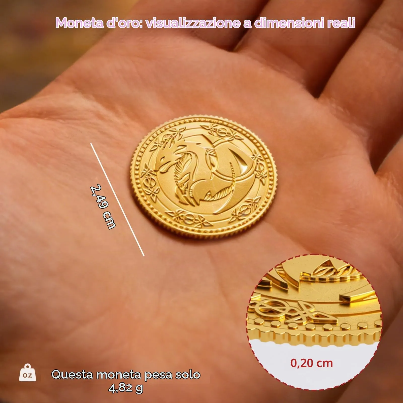 Byhoo Monete in Metallo Dragon Yue per DND, Set di Tesori per Giochi di Ruolo con Sacchetto in Pelle, 100 Pezzi - immagine 2