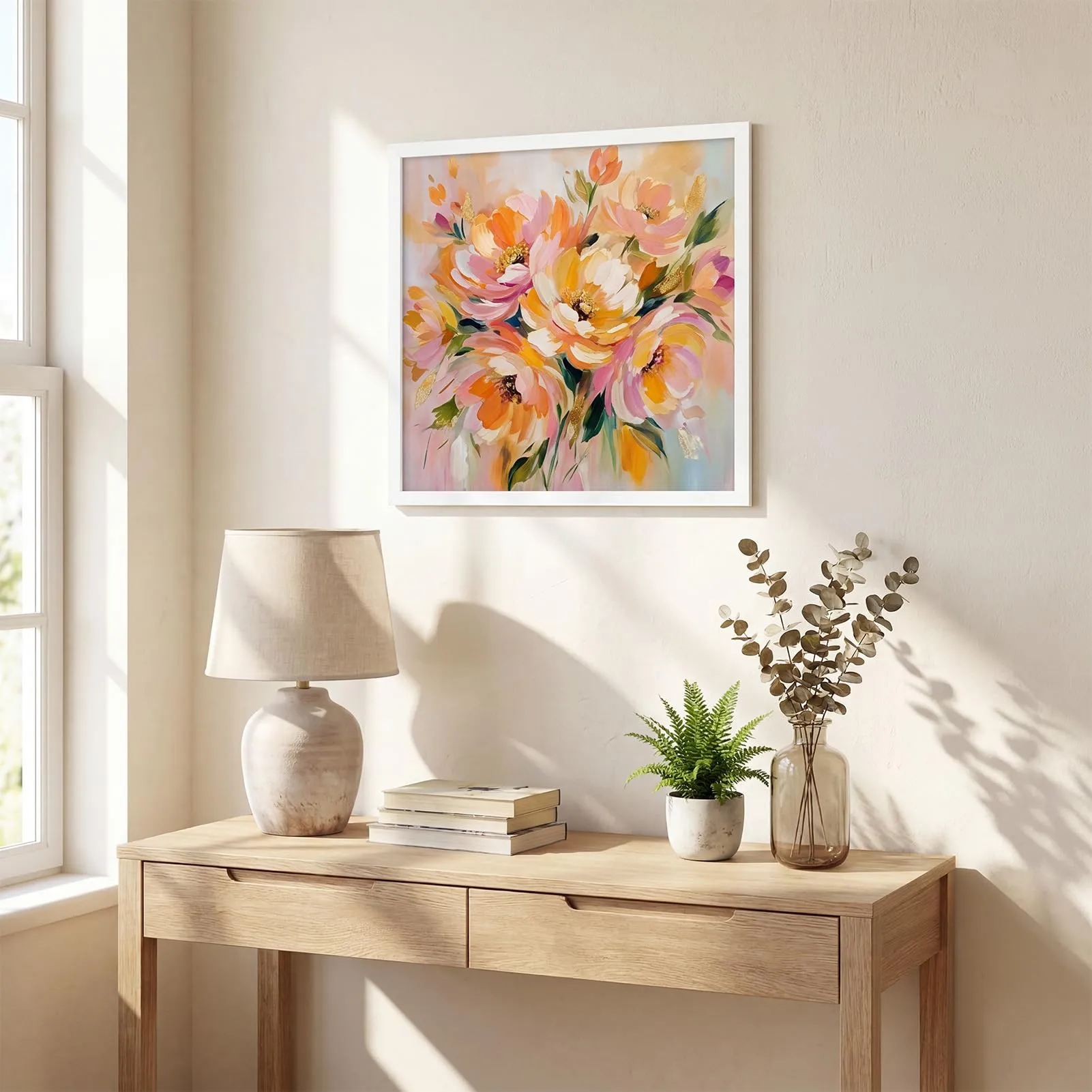 Giftgarden Cornice in PVC Bianca, 50x50 cm, 1 Pezzo - immagine 2