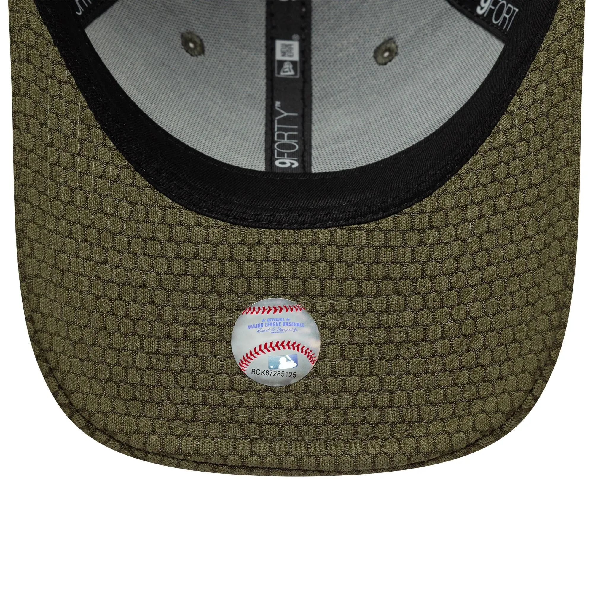 New Era Los Angeles Dodgers MLB 9Forty Mesh Cap - Olive Green - immagine 5