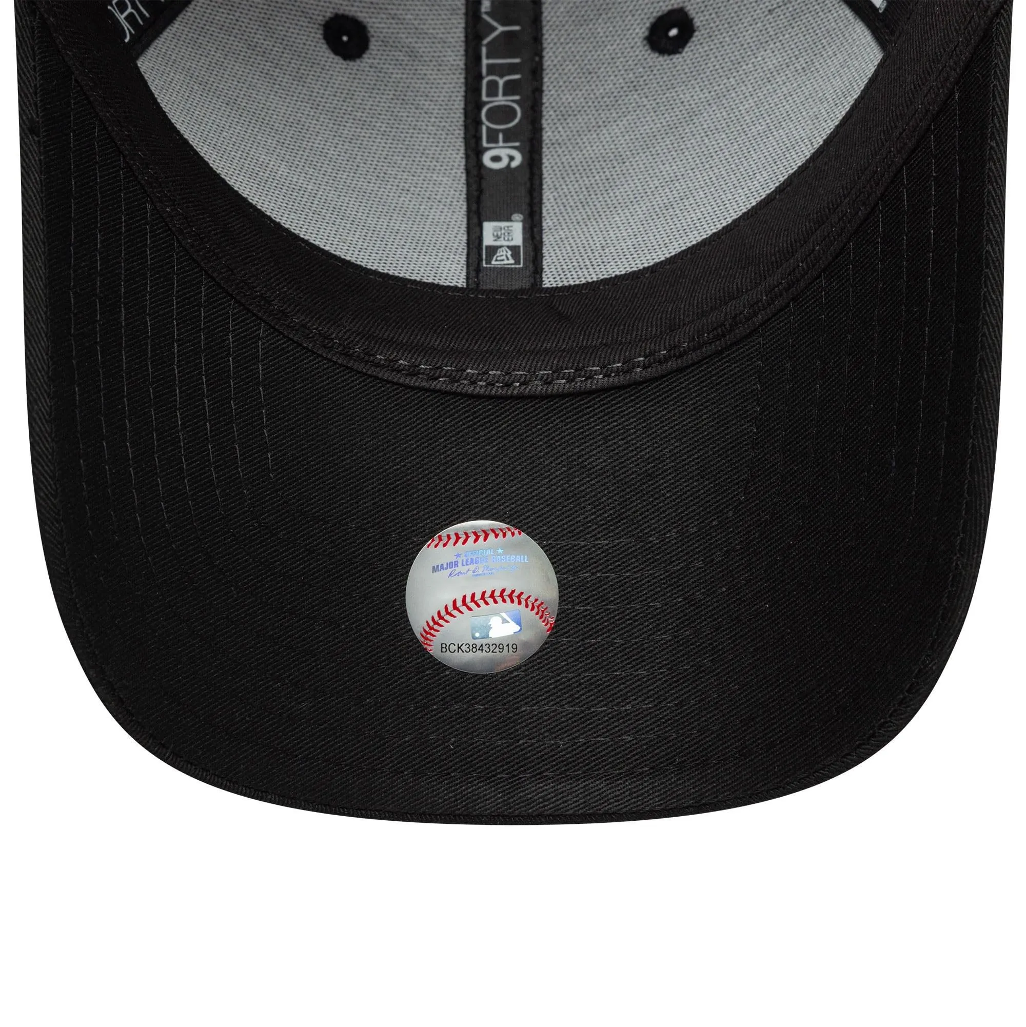 New Era New York Yankees MLB Metallic 9Forty Snapback Cap Black - immagine 5