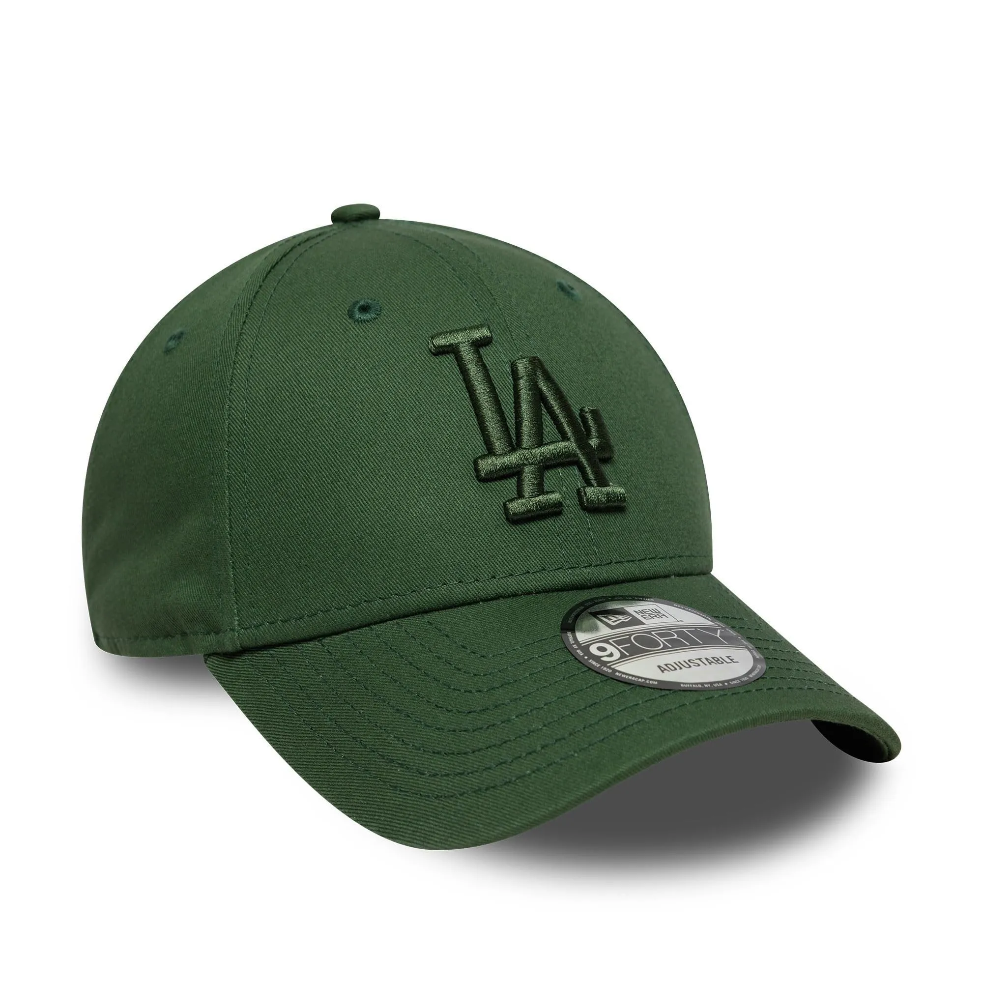 New Era Los Angeles Dodgers MLB League Essential 9Forty Cappello Verde - immagine 3