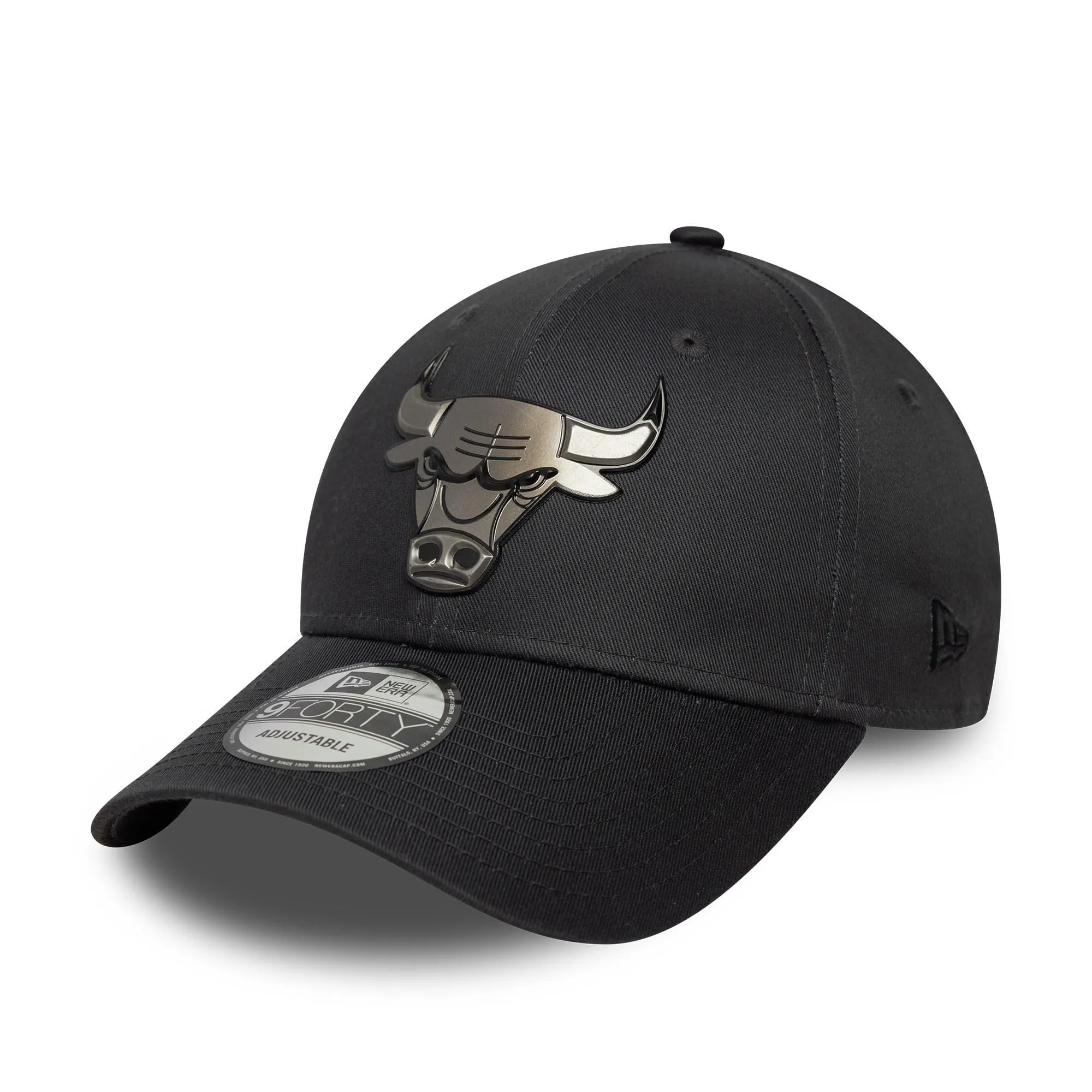 New Era Chicago Bulls NBA Metallic 9Forty Snapback Cap - Dark Grey - immagine 1