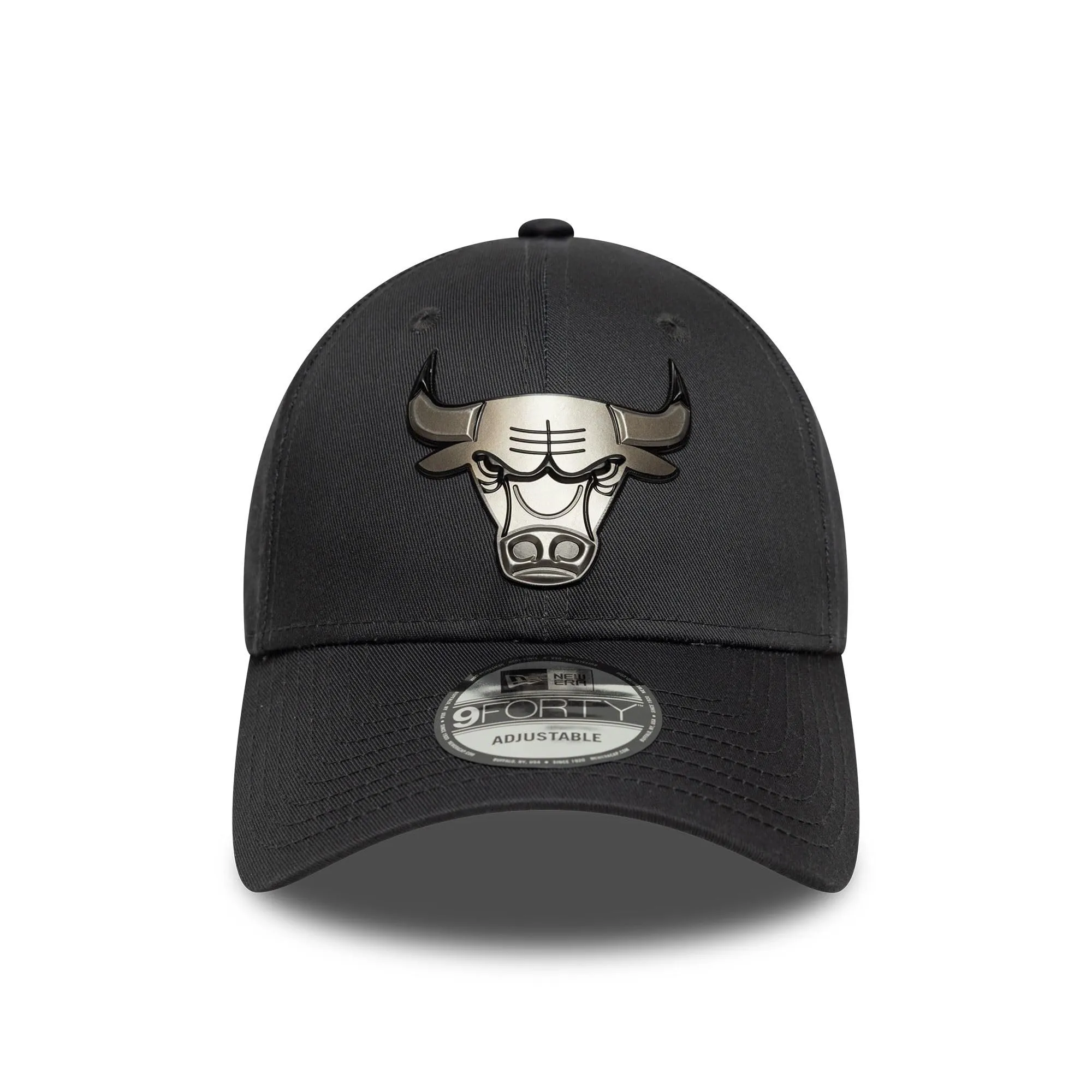 New Era Chicago Bulls NBA Metallic 9Forty Snapback Cap - Dark Grey - immagine 2
