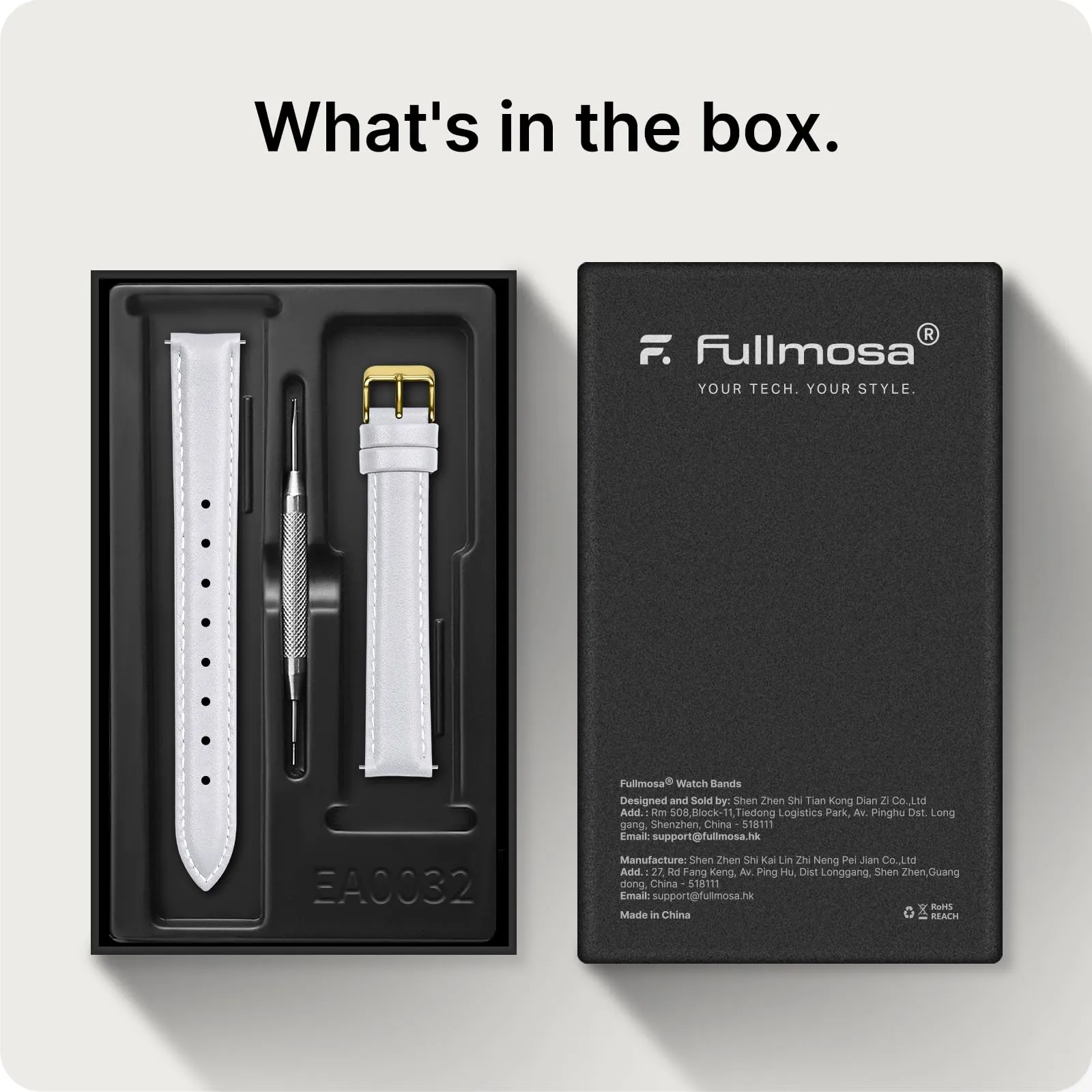 Fullmosa Cinturino per Orologio 12mm in Pelle a Sgancio Rapido - immagine 6