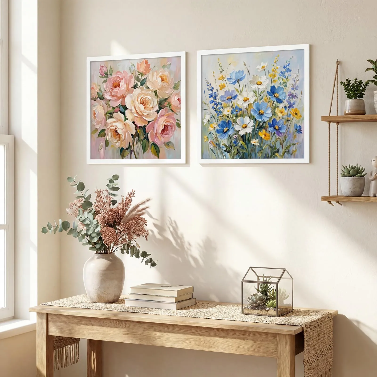 Giftgarden Cornice in PVC Bianca, 40x40 cm, 1 Pezzo - immagine 2