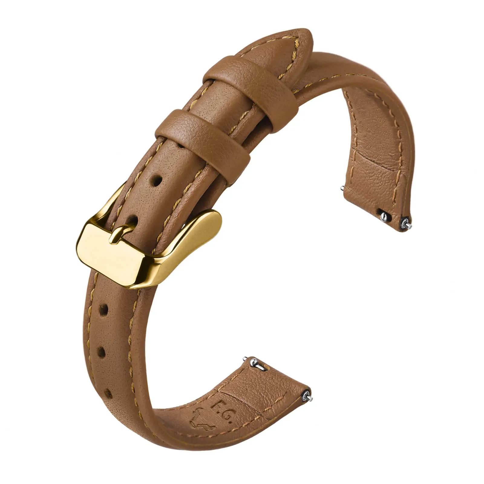 Fullmosa Cinturino per Orologio 12mm in Pelle a Sgancio Rapido - immagine 1