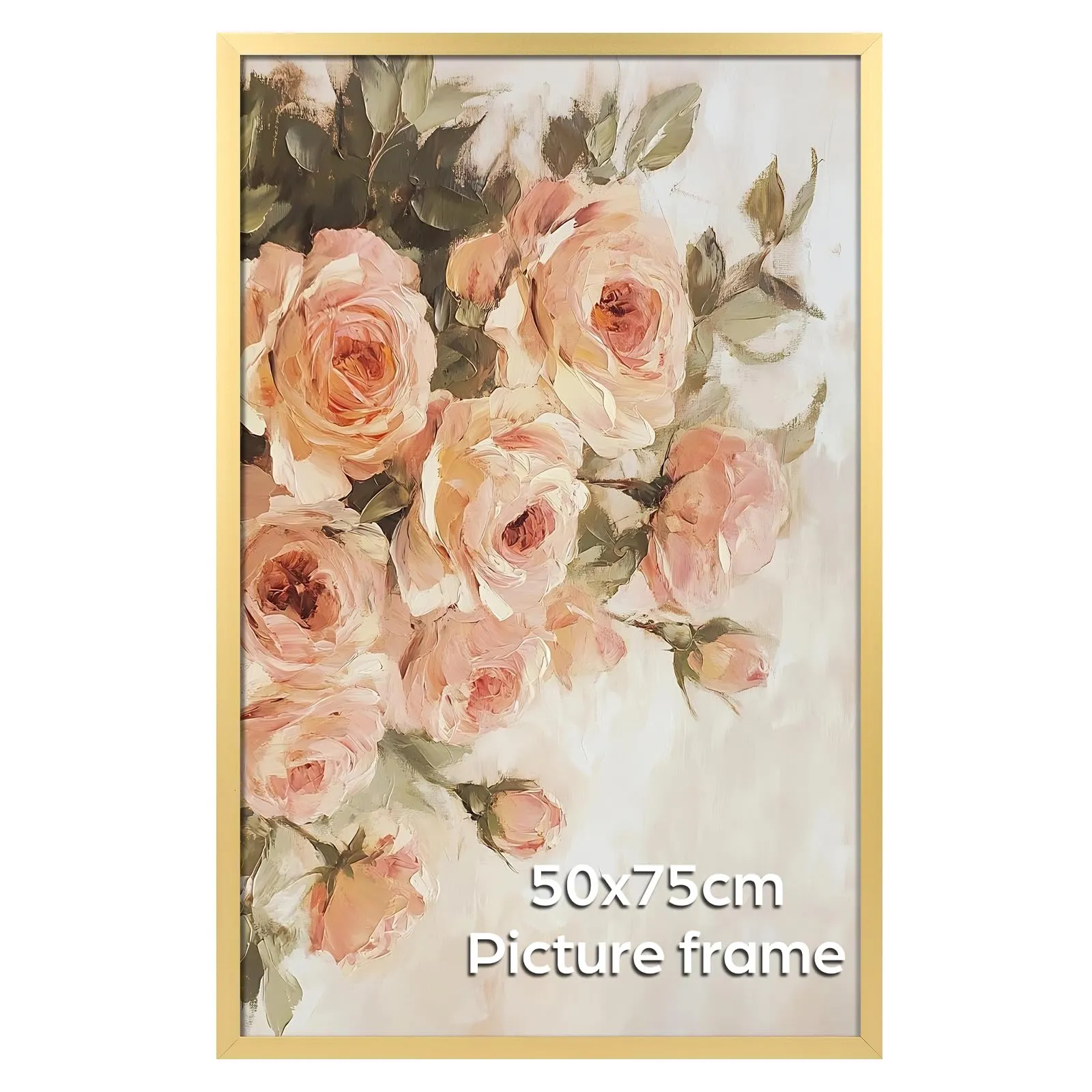 Giftgarden Cornice in Alluminio Dorata 50x75cm - immagine 1