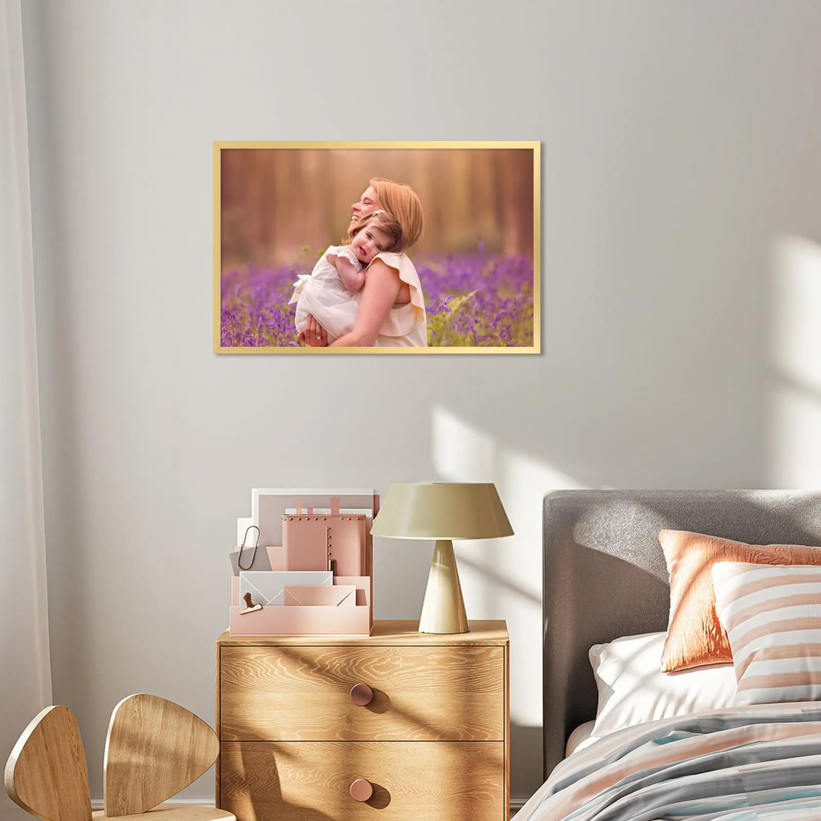 Giftgarden Cornice in Alluminio Dorata 50x75cm - immagine 4