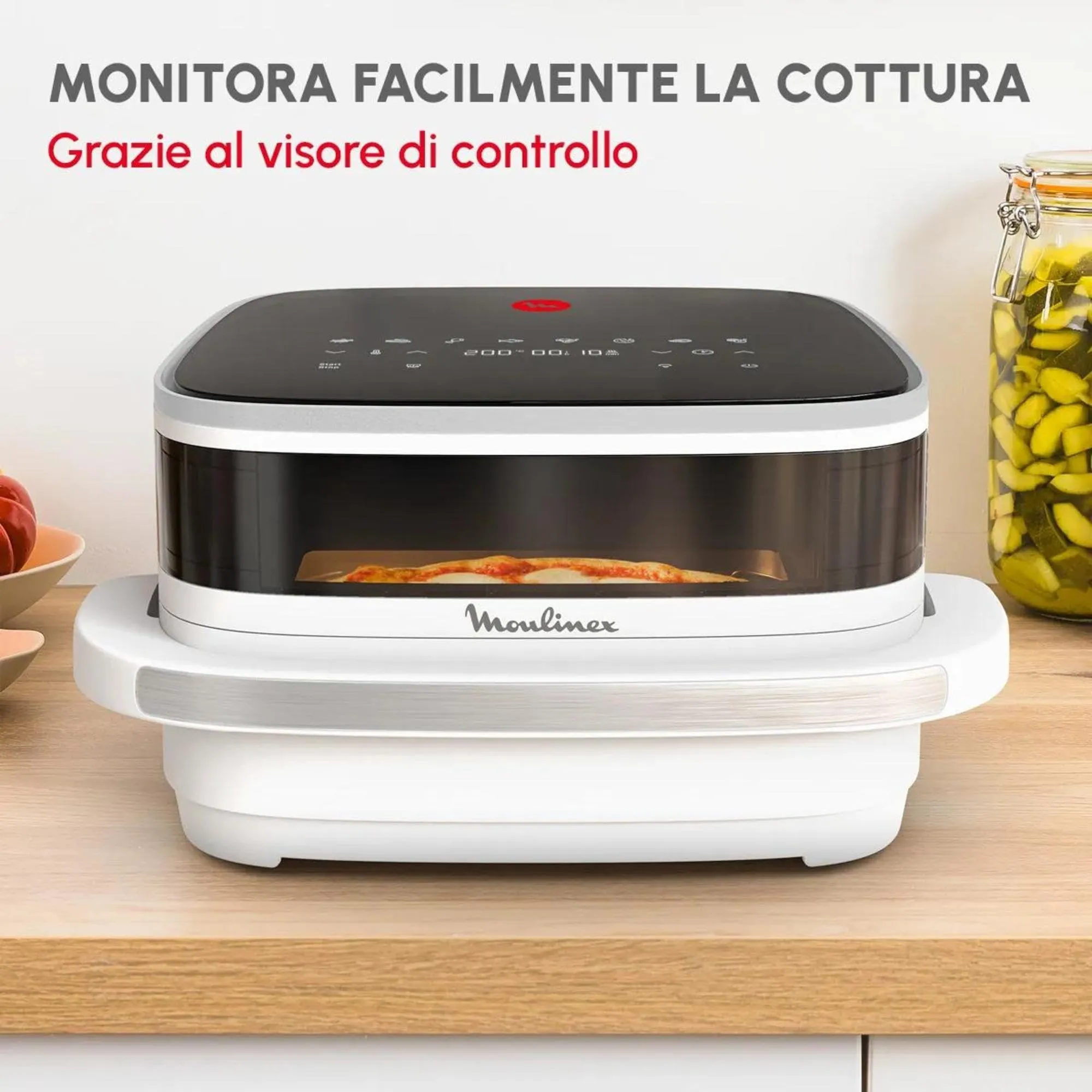 Moulinex Easy Fry XL Surface Friggitrice ad Aria AL4001 Bianco - immagine 3