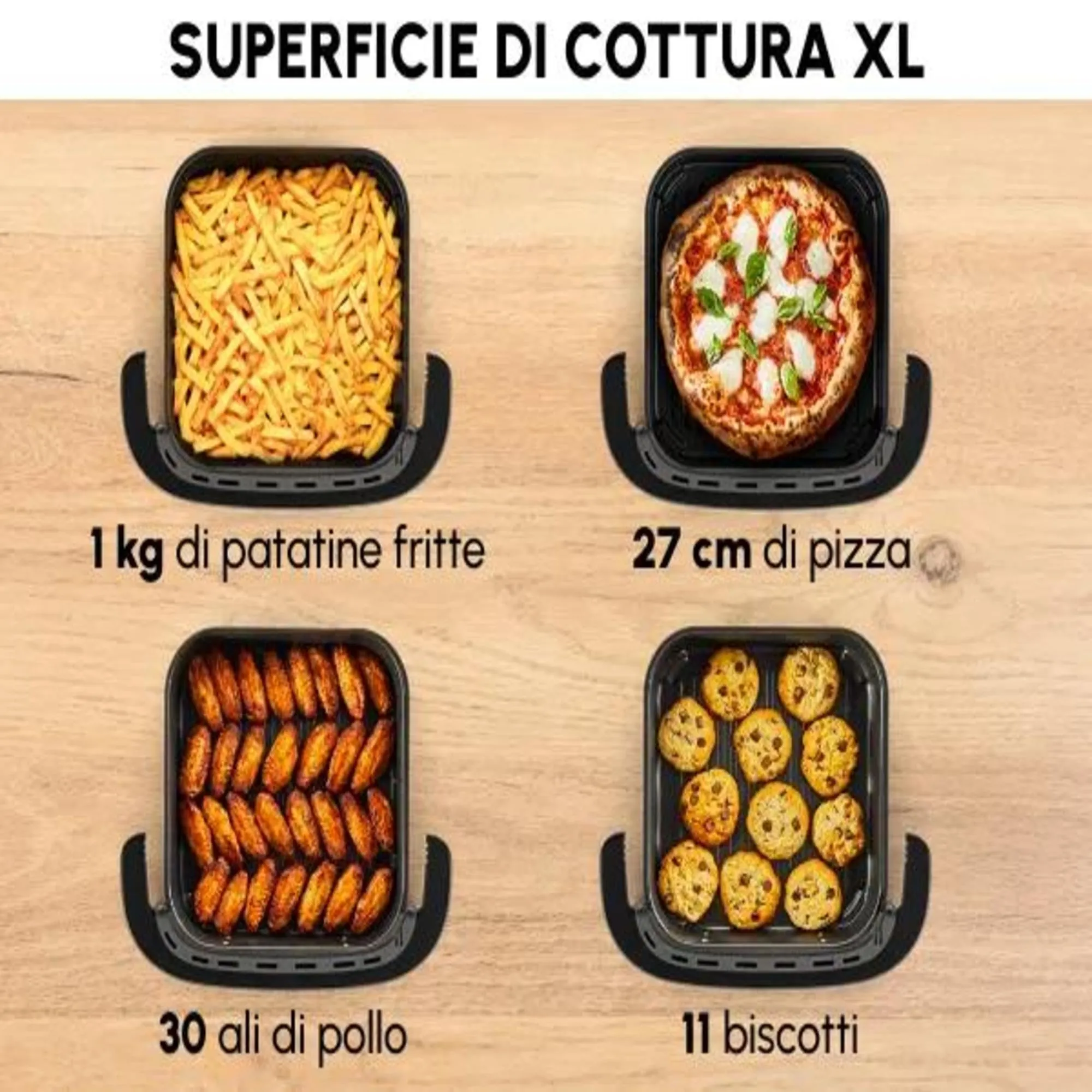 Moulinex Easy Fry XL Surface Friggitrice ad Aria AL4001 Bianco - immagine 7