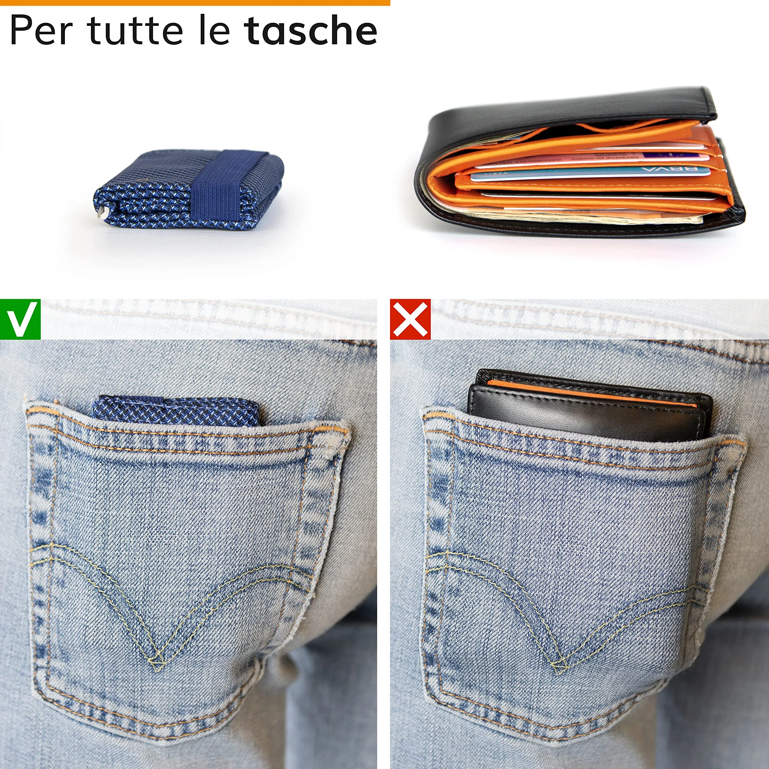 Guggiari Portafoglio Uomo Slim con Protezione RFID - immagine 6