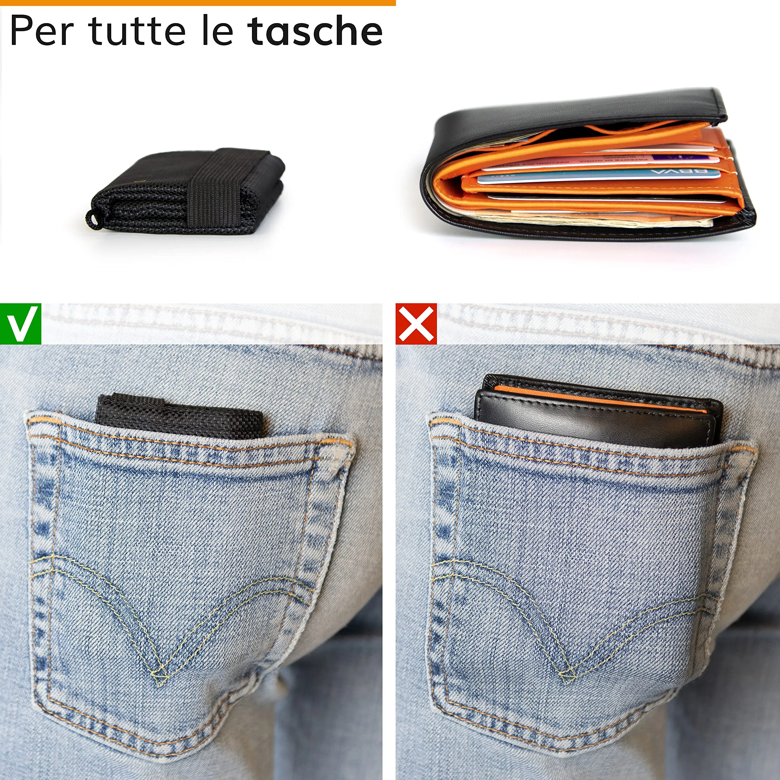 Guggiari Portafoglio Uomo Slim con Protezione RFID - Carbon - immagine 6