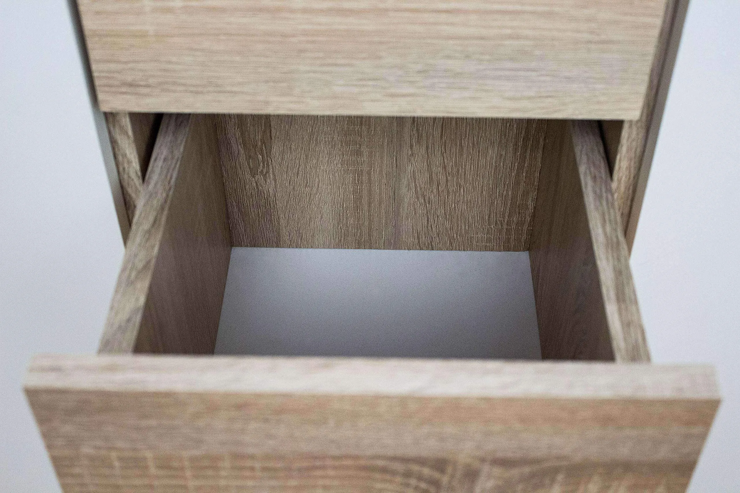 Avanti Trendstore Doro Cassettiera da Ingresso con 4 Ante e 3 Cassetti in Legno Truciolare, 139x90x34 cm - immagine 6