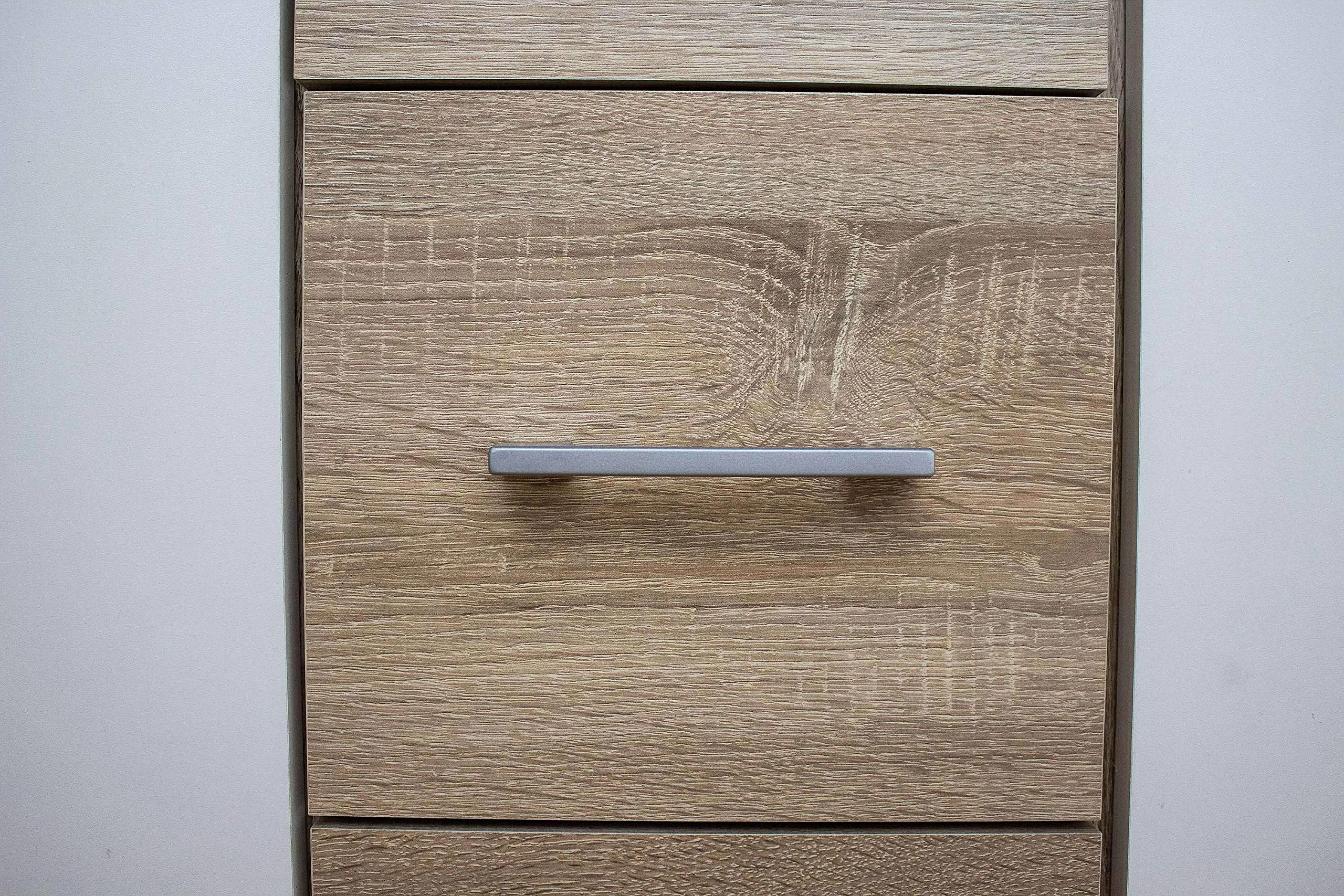 Avanti Trendstore Doro Cassettiera da Ingresso con 4 Ante e 3 Cassetti in Legno Truciolare, 139x90x34 cm - immagine 8