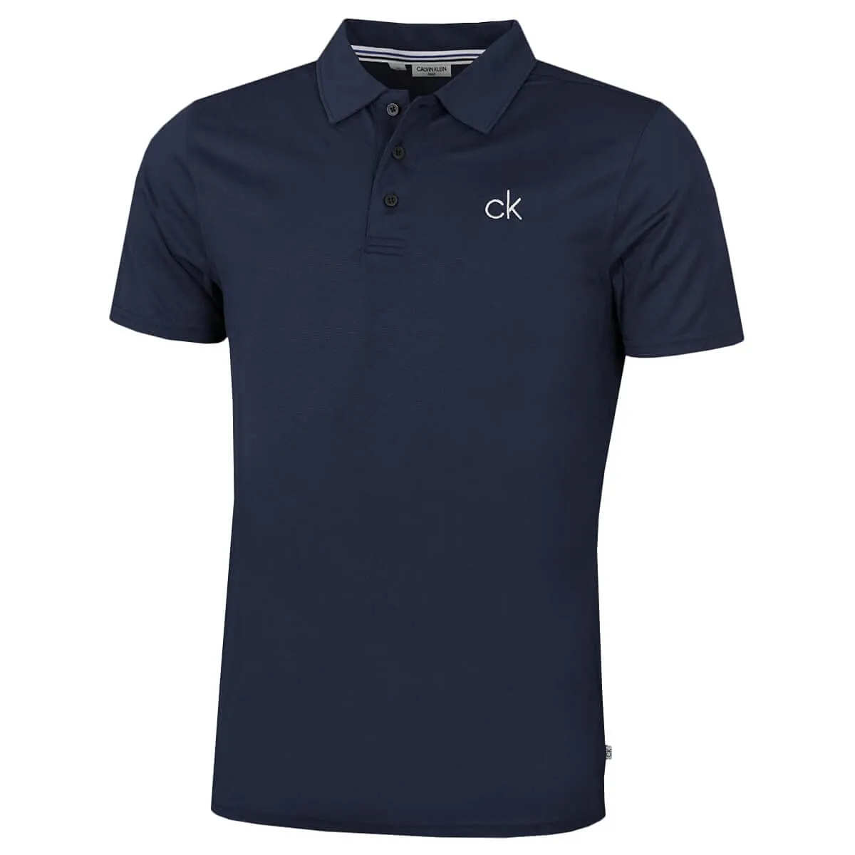 Calvin Klein Central Eco Light Wicking Men's Golf Polo - Navy - 3XL - immagine 1