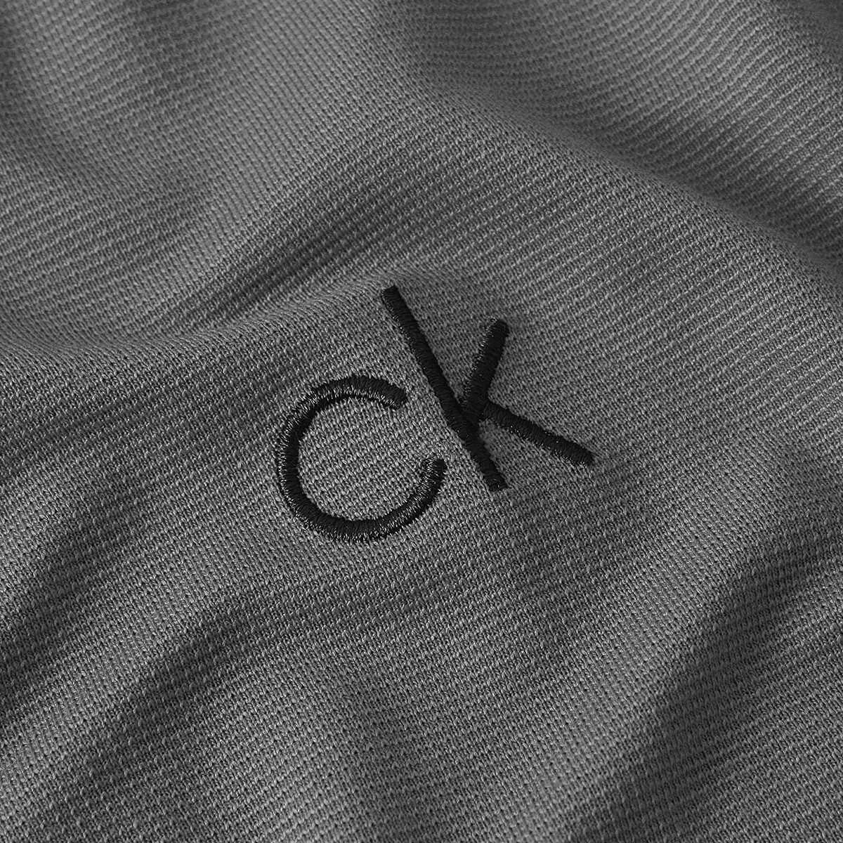Calvin Klein Central Eco Light Wicking Polo Golf - Silver/Grey - L - immagine 5