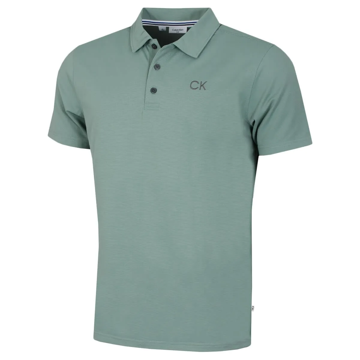 Calvin Klein Central Eco Light Wicking Men's Golf Polo - Sage - XL - immagine 1