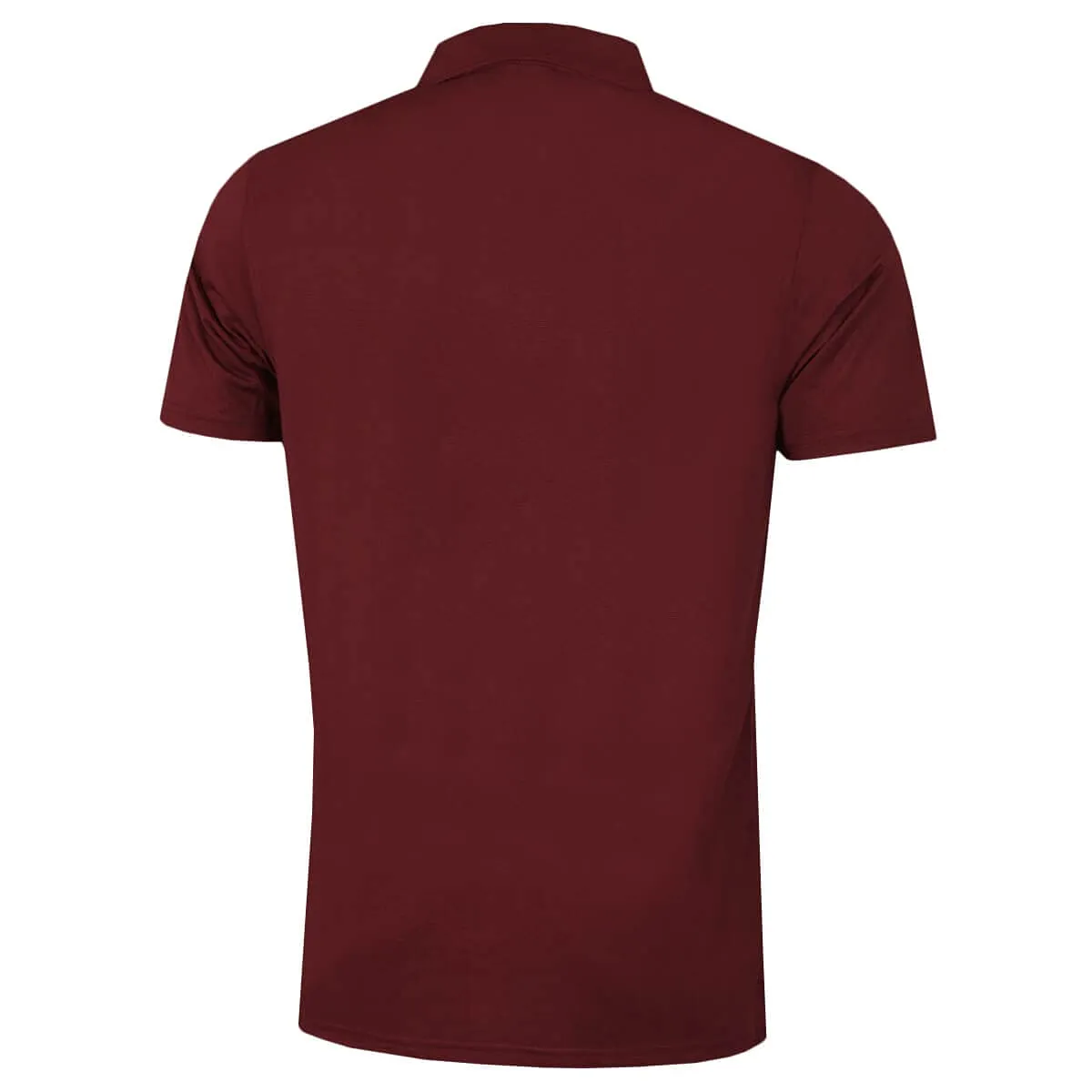 Calvin Klein Central Eco Light Wicking Men's Golf Polo - Burgundy - M - immagine 4