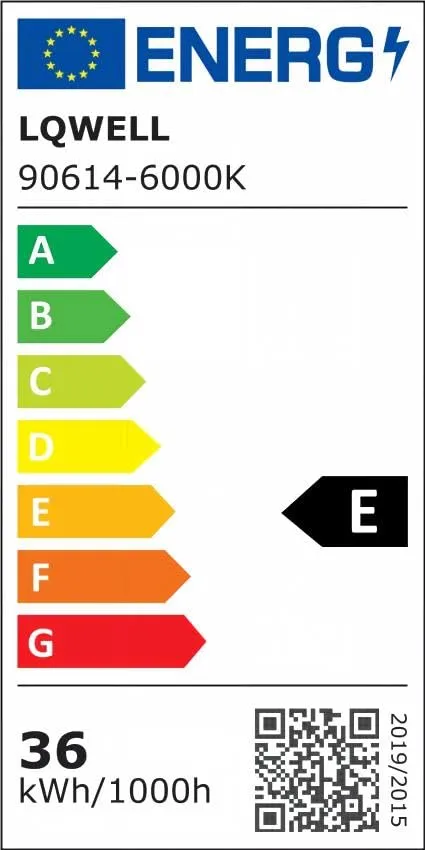 LQWELL Plafoniera LED Ultra Sottile Bianco 40cm 36W 6000K - immagine 13