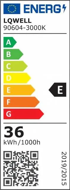 LQWELL Plafoniera LED Ultra Sottile Bianco 40cm 36W 3000K - immagine 13