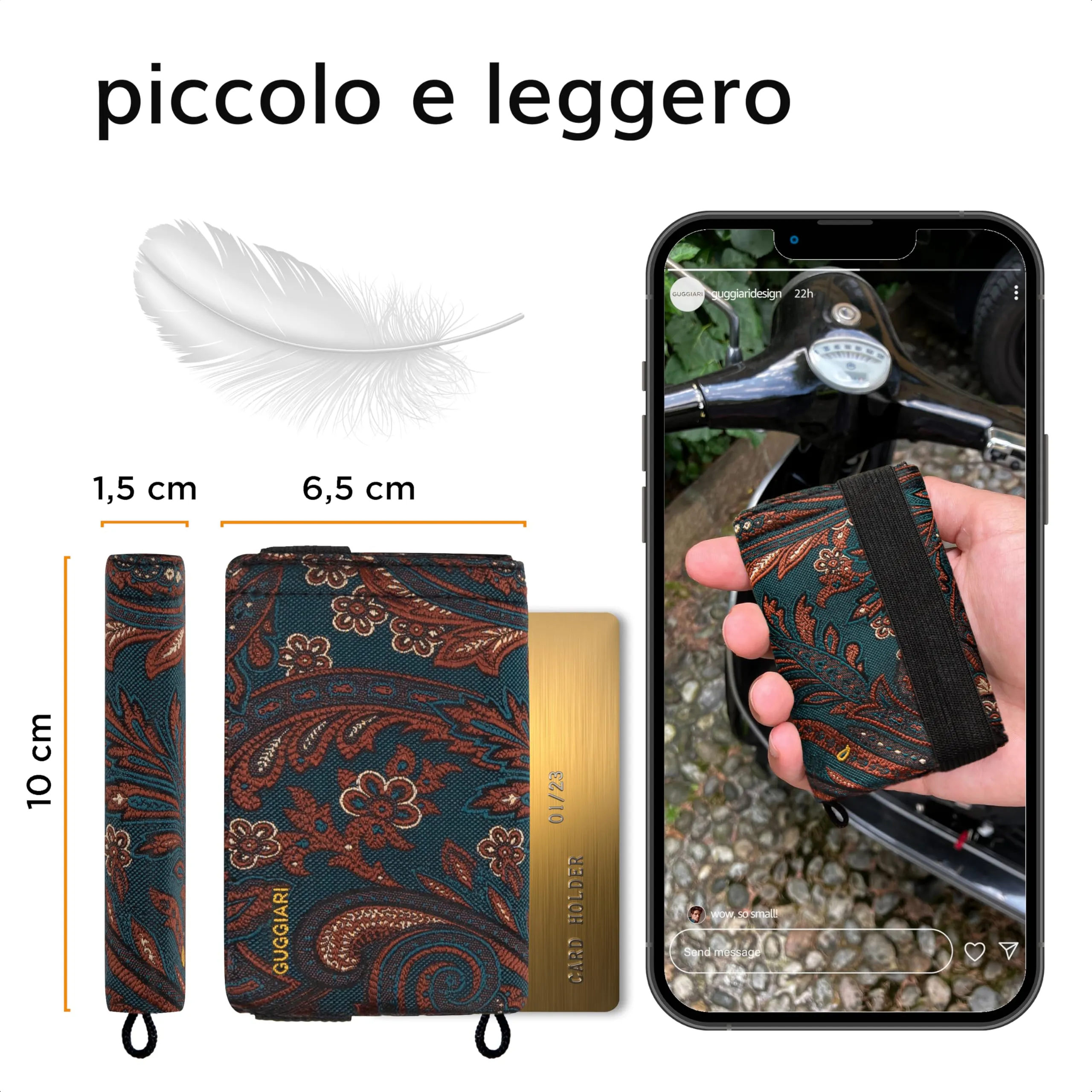 Guggiari Portafoglio Uomo Slim con Protezione RFID - immagine 3