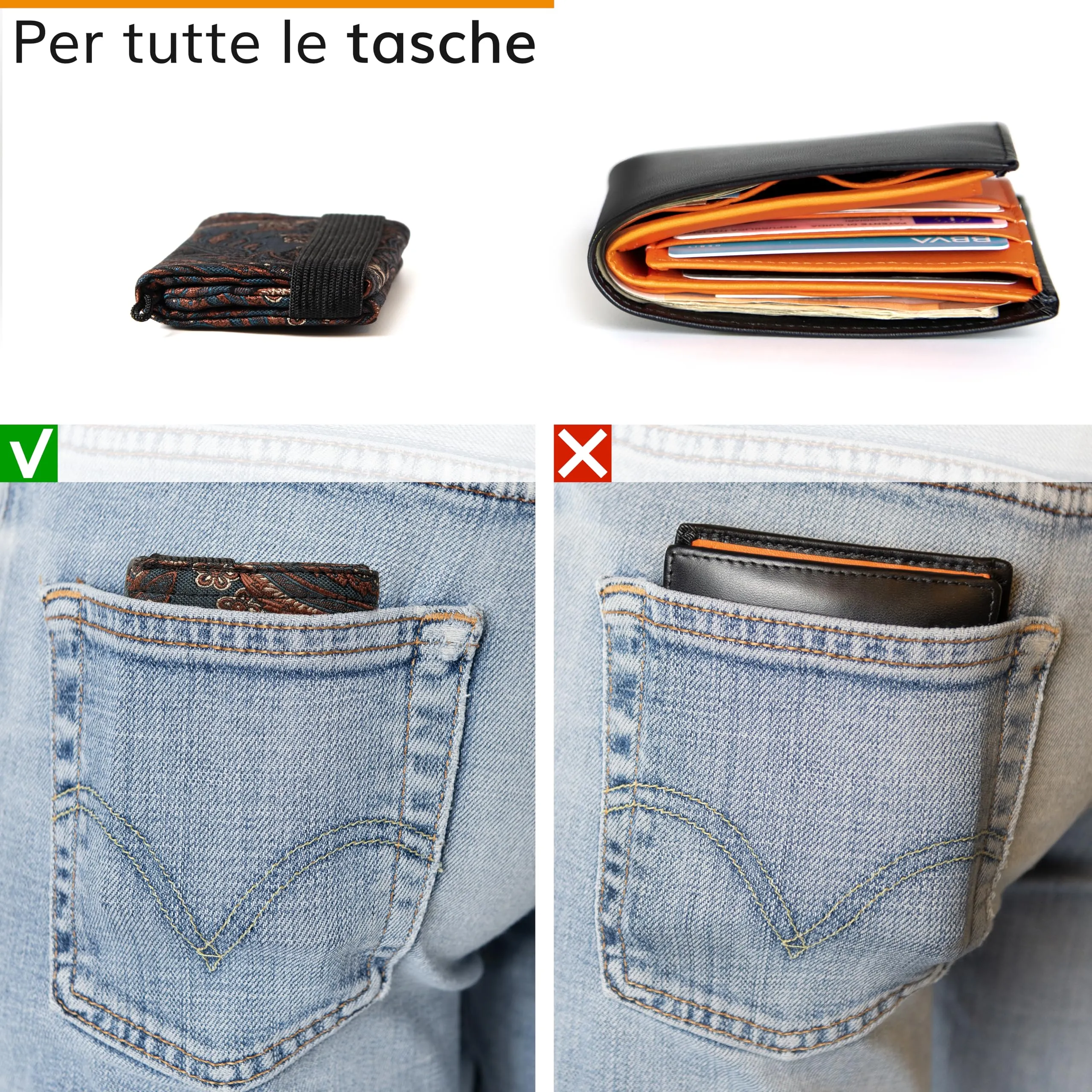 Guggiari Portafoglio Uomo Slim con Protezione RFID - immagine 5