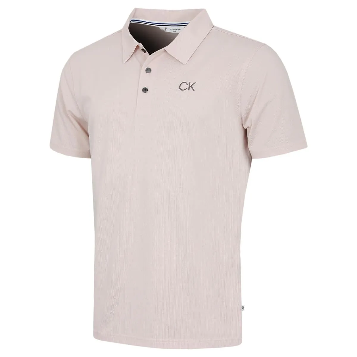 Calvin Klein Central Light Wicking Golf Polo - Stone - C9427A - immagine 1