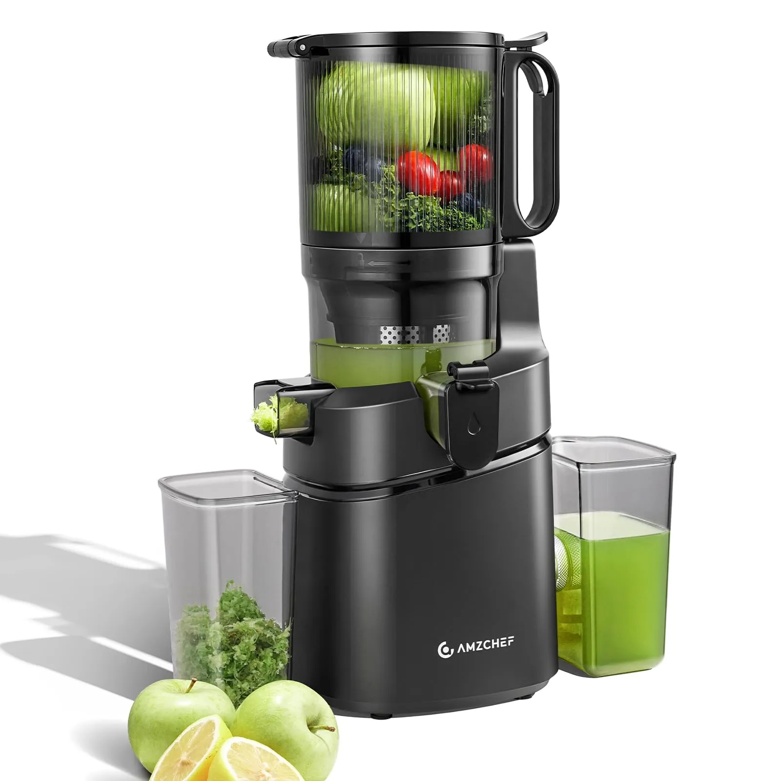 AMZCHEF Estrattore di Succo Automatico SJ-036, 145mm Ampia Apertura, 250W - immagine 1
