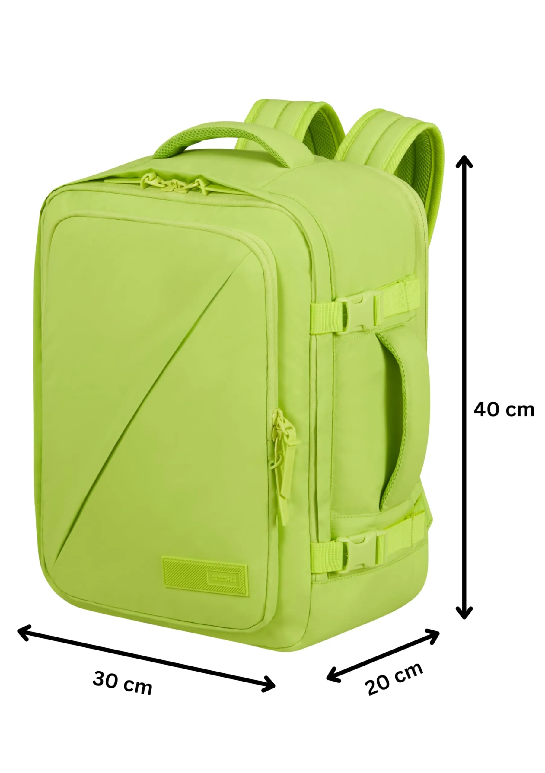 American Tourister Take2Cabin Casual Backpack Puff 26,5L Hyper Lime - immagine 6