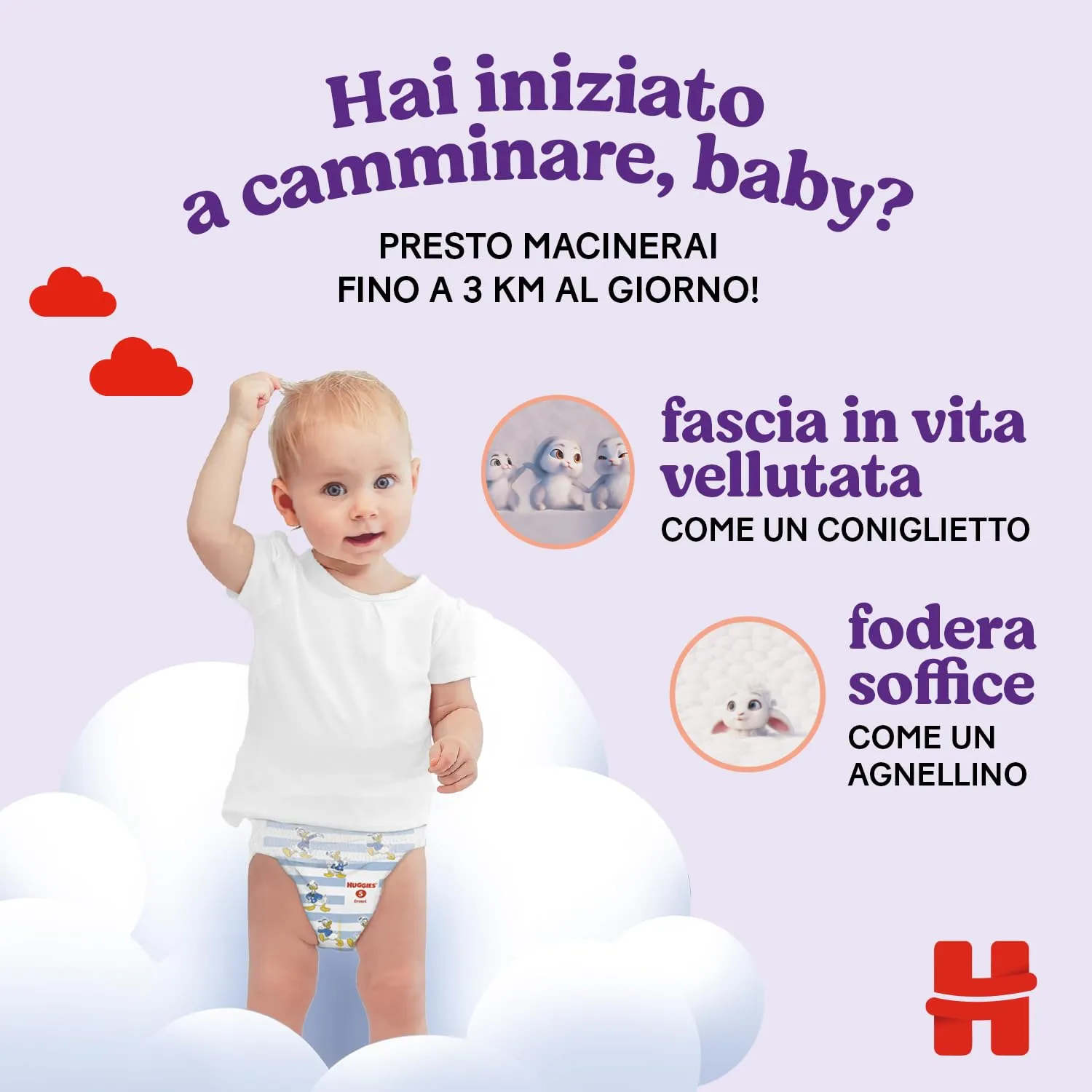 Huggies Little Movers Pannolino Mutandina, Taglia 6 (15-25 Kg), 68 Pz - immagine 8