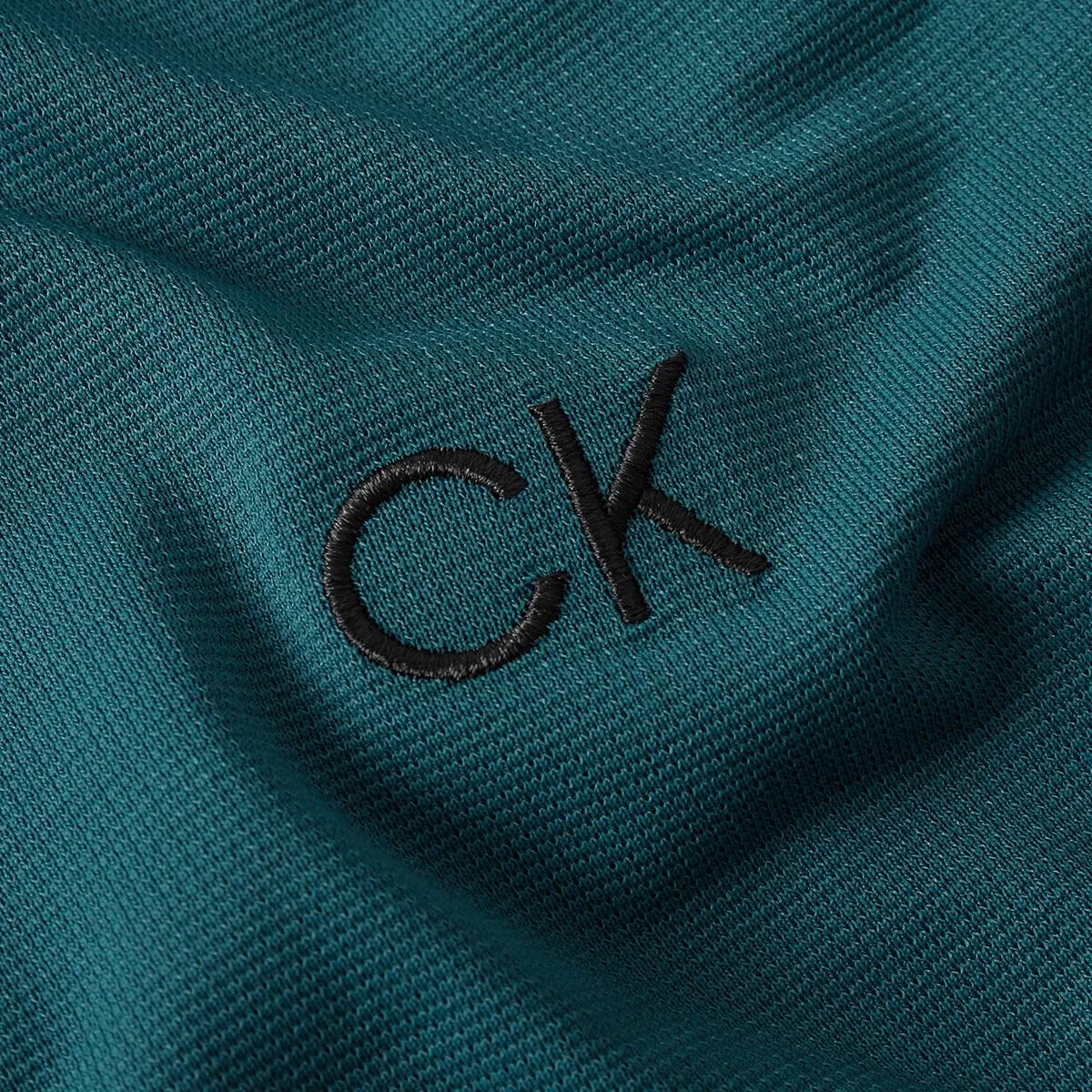 Calvin Klein Central Light Wicking Golf Polo - Petrol - 4XL - immagine 5