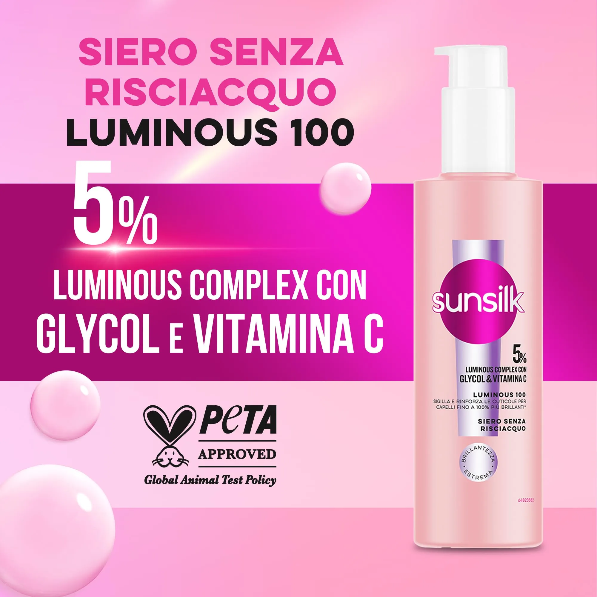 Sunsilk Luminous 100 Set 4 Prodotti Cura Capelli - immagine 4