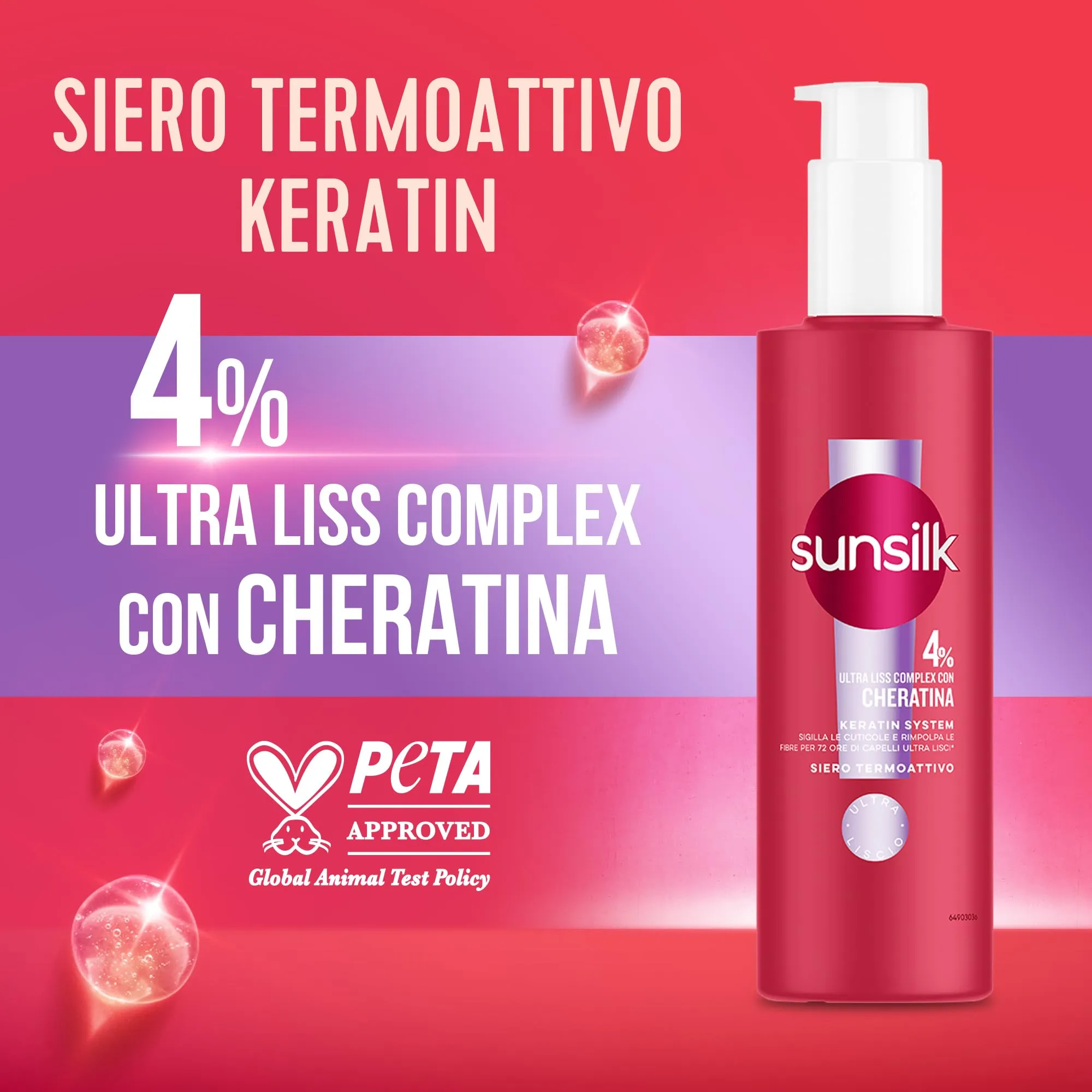 Sunsilk Keratin System Set 3 Prodotti Capelli Lisci Anticrespo - immagine 4