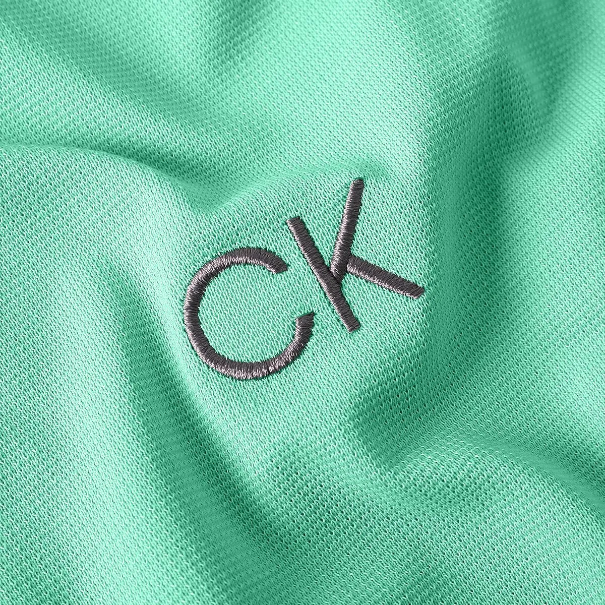 Calvin Klein Central Eco Light Wicking Golf Polo - Mint - XL - immagine 5