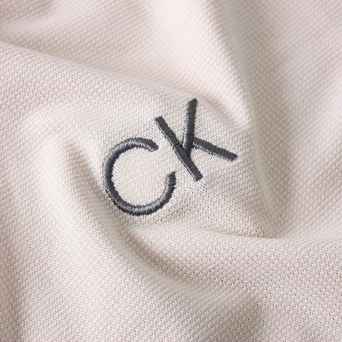 Calvin Klein Uomo 2026 Polo da Golf Central Light Wicking - Pietra - 4XL - immagine 5