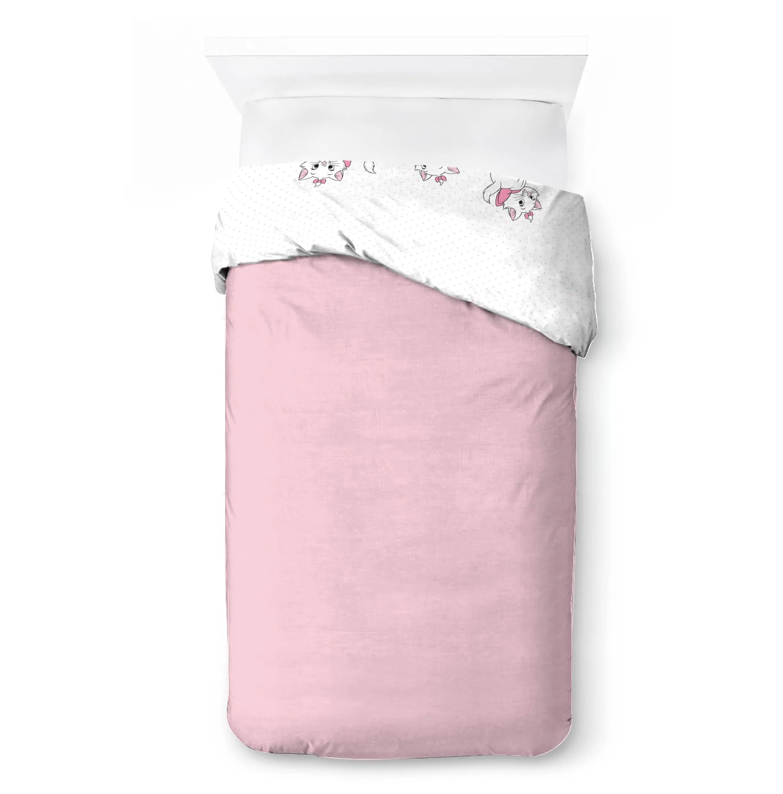 Jay Franco Disney Aristocats Set Biancheria da Letto, 2 Pezzi, Letto Singolo, Bianco - immagine 4