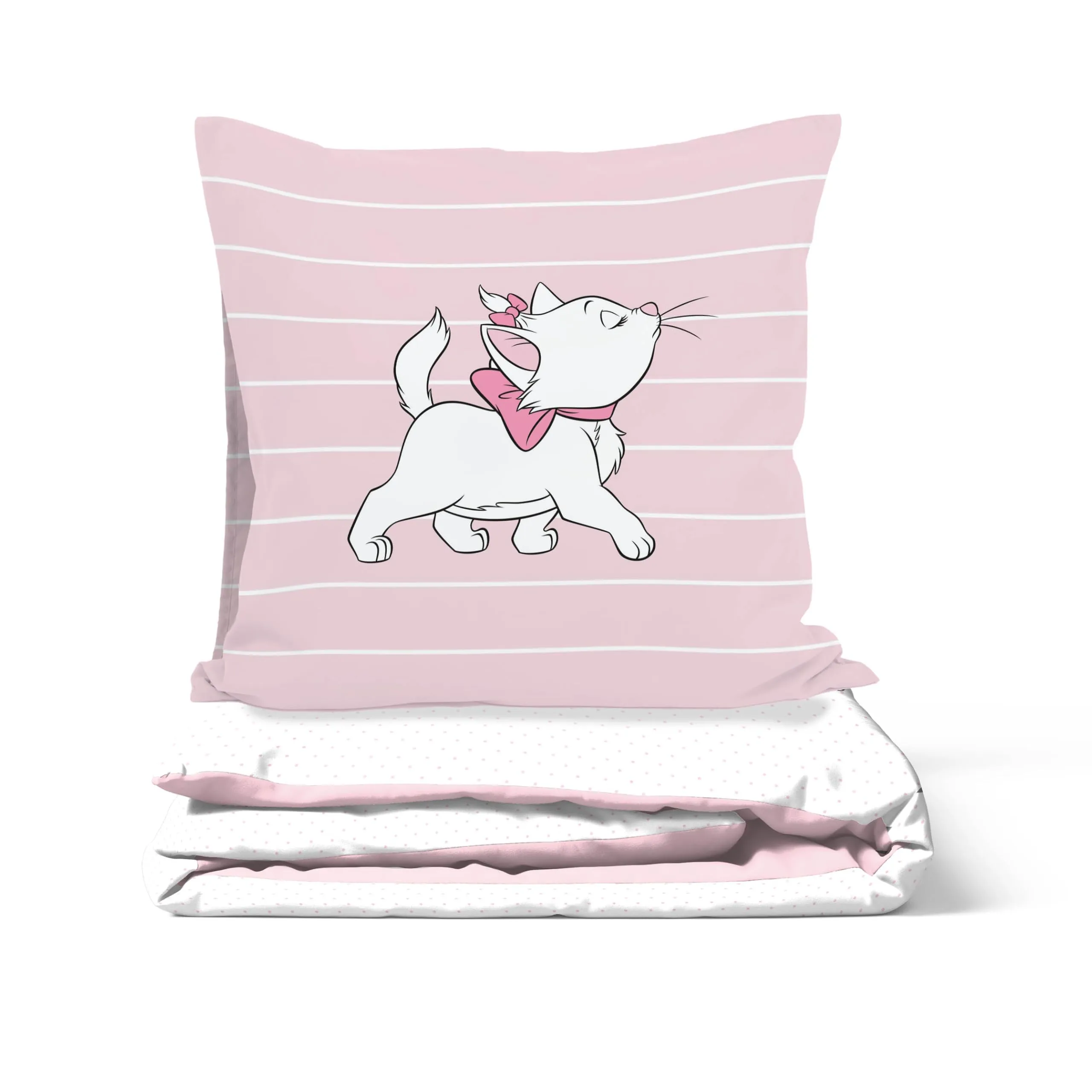 Jay Franco Disney Aristocats Set Biancheria da Letto, 2 Pezzi, Letto Singolo, Bianco - immagine 6