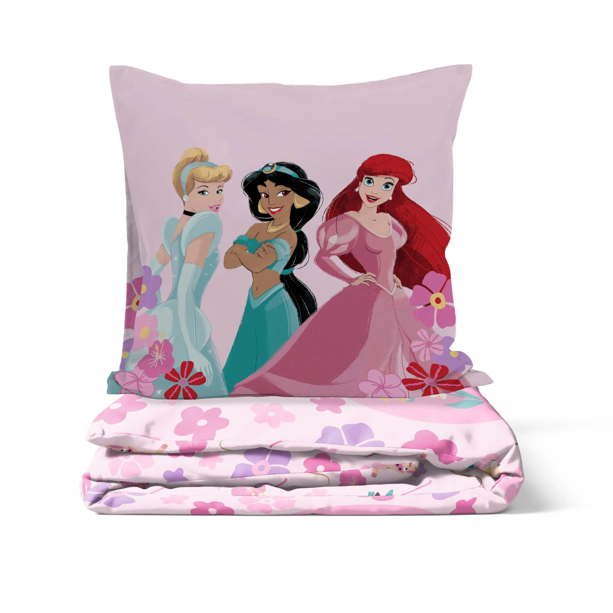Jay Franco Disney Princess Bedding Set, 2 Piece, Single, Pink - immagine 6